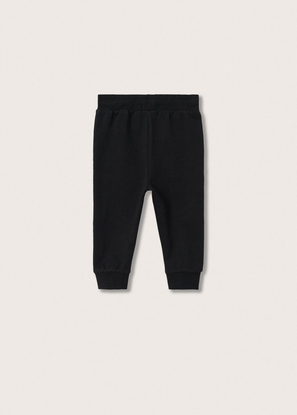 Cotton jogger-style trousers - Reverse of the article