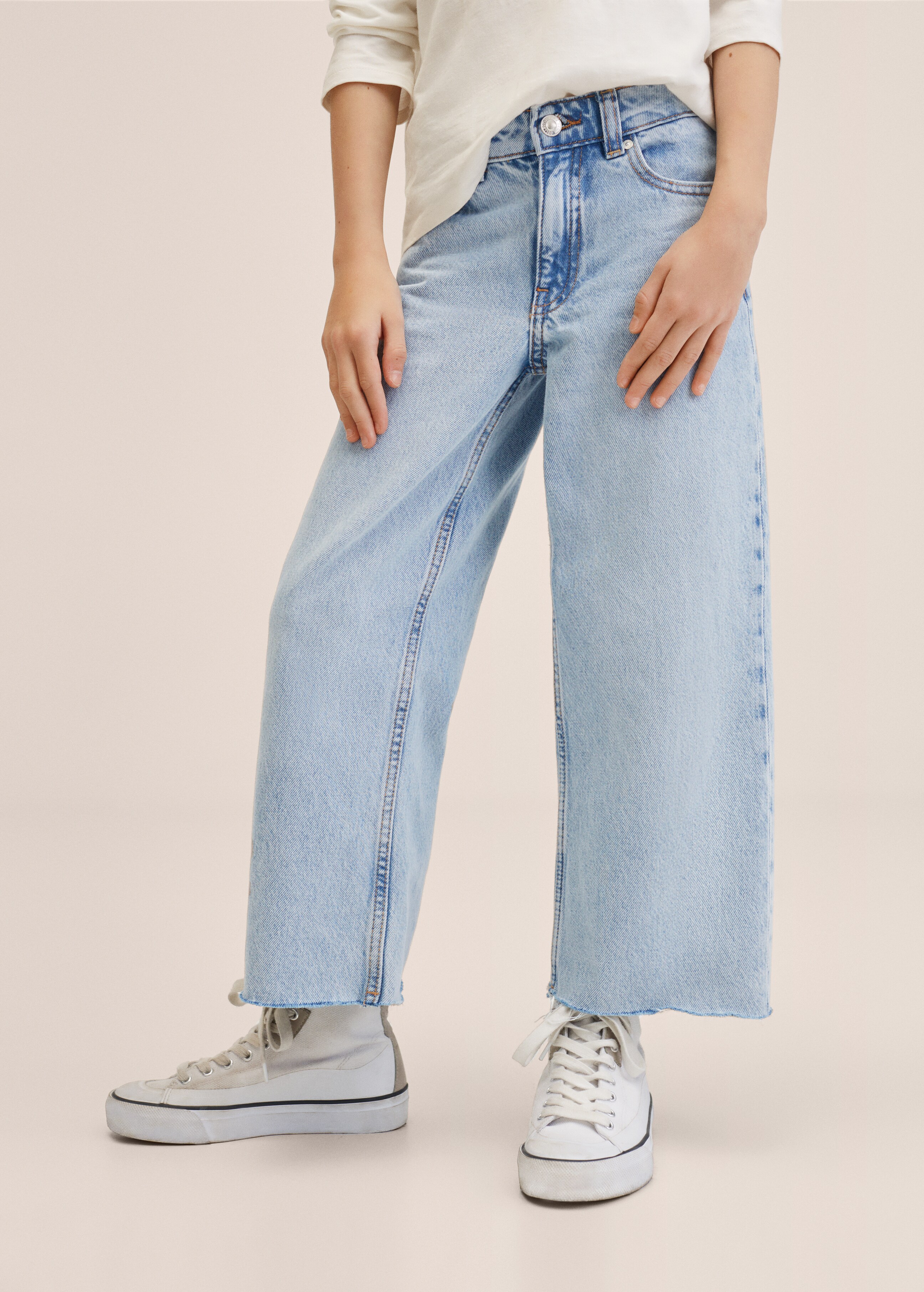Jeans culotte - Plano medio