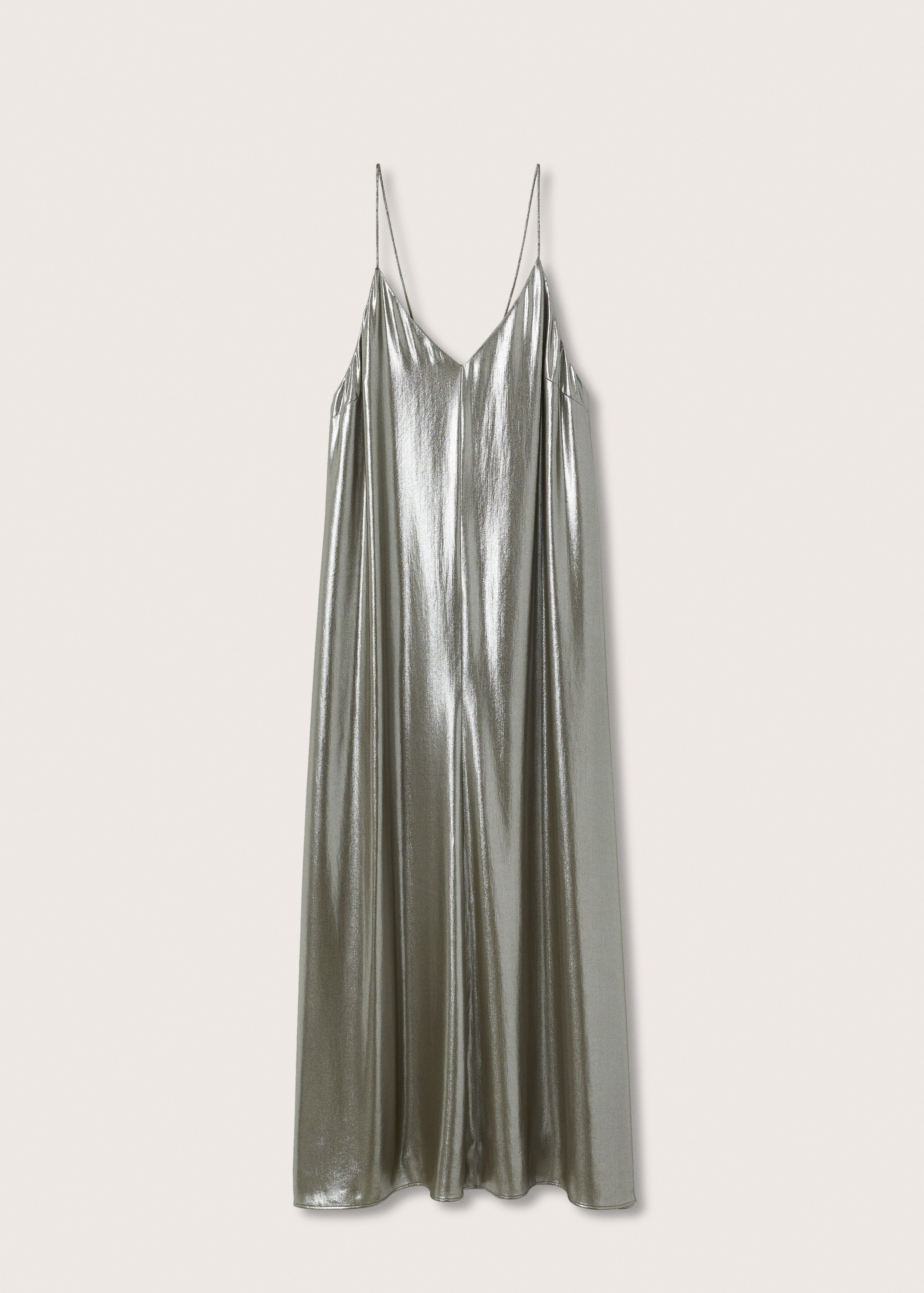 Vestido largo metalizado - Artículo sin modelo