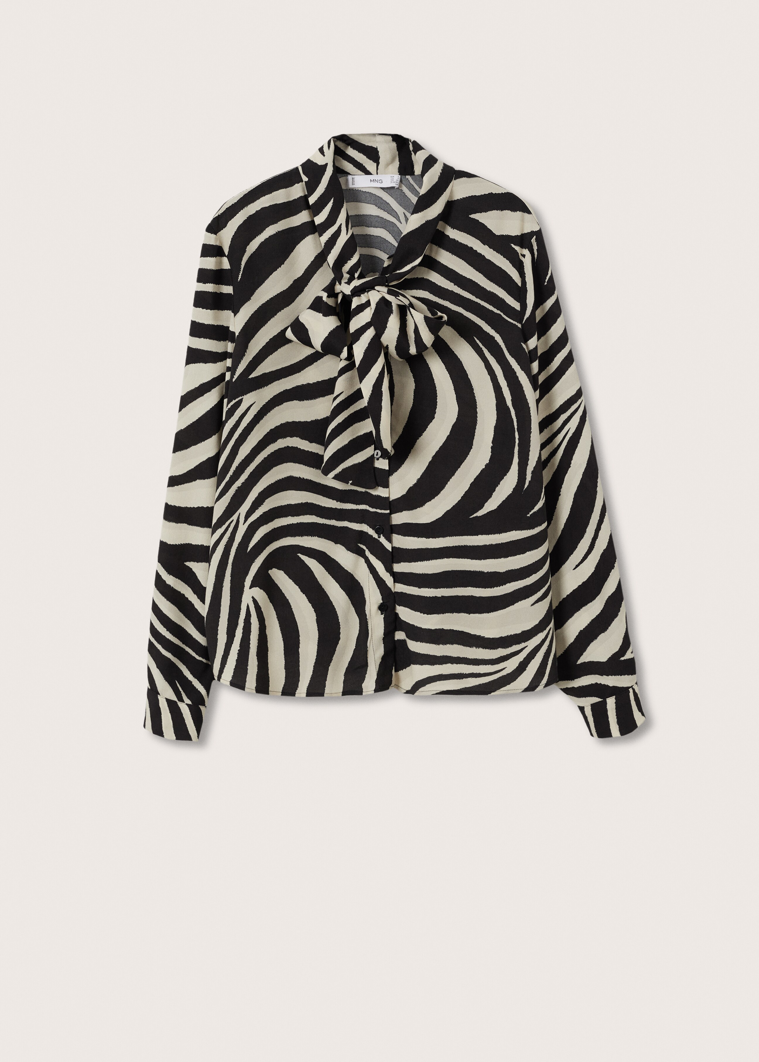 Hemd mit Zebra-Print - Artikel ohne Model