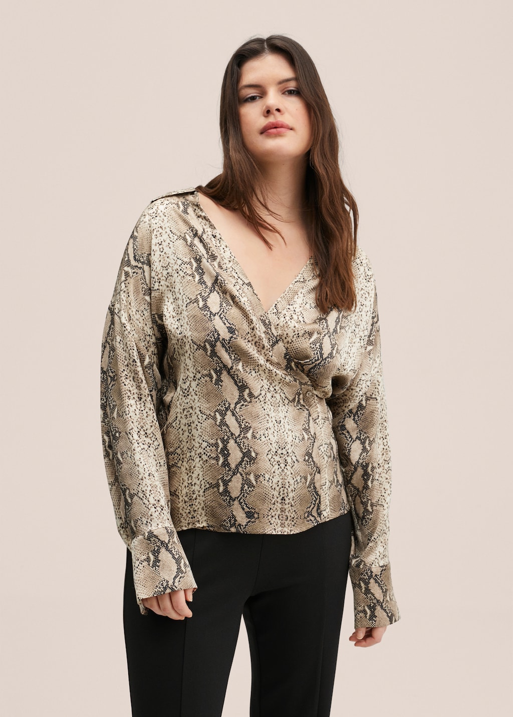 Chemise motif serpent fashion femme