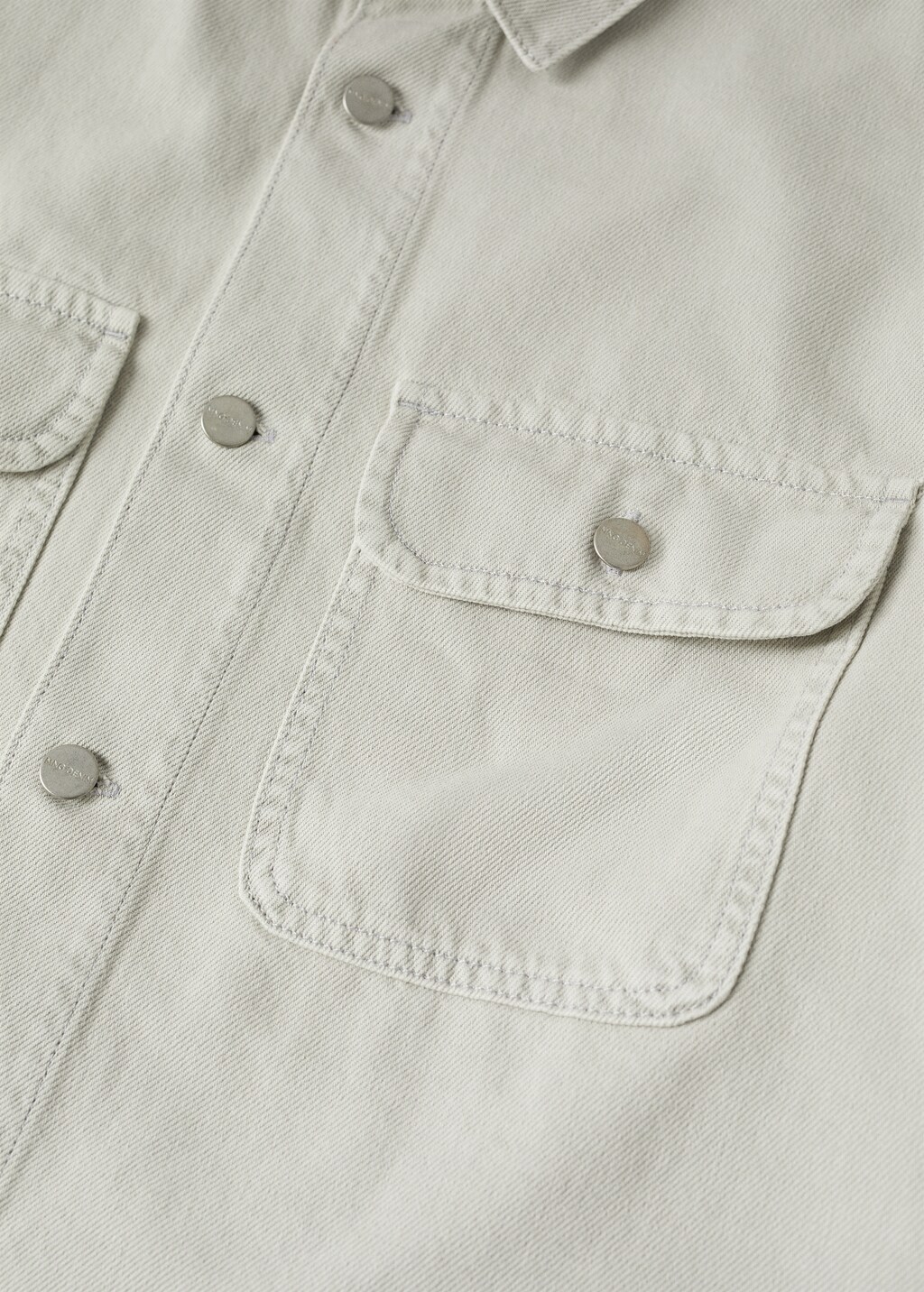 Pocket denim overshirt - Details of the article 8