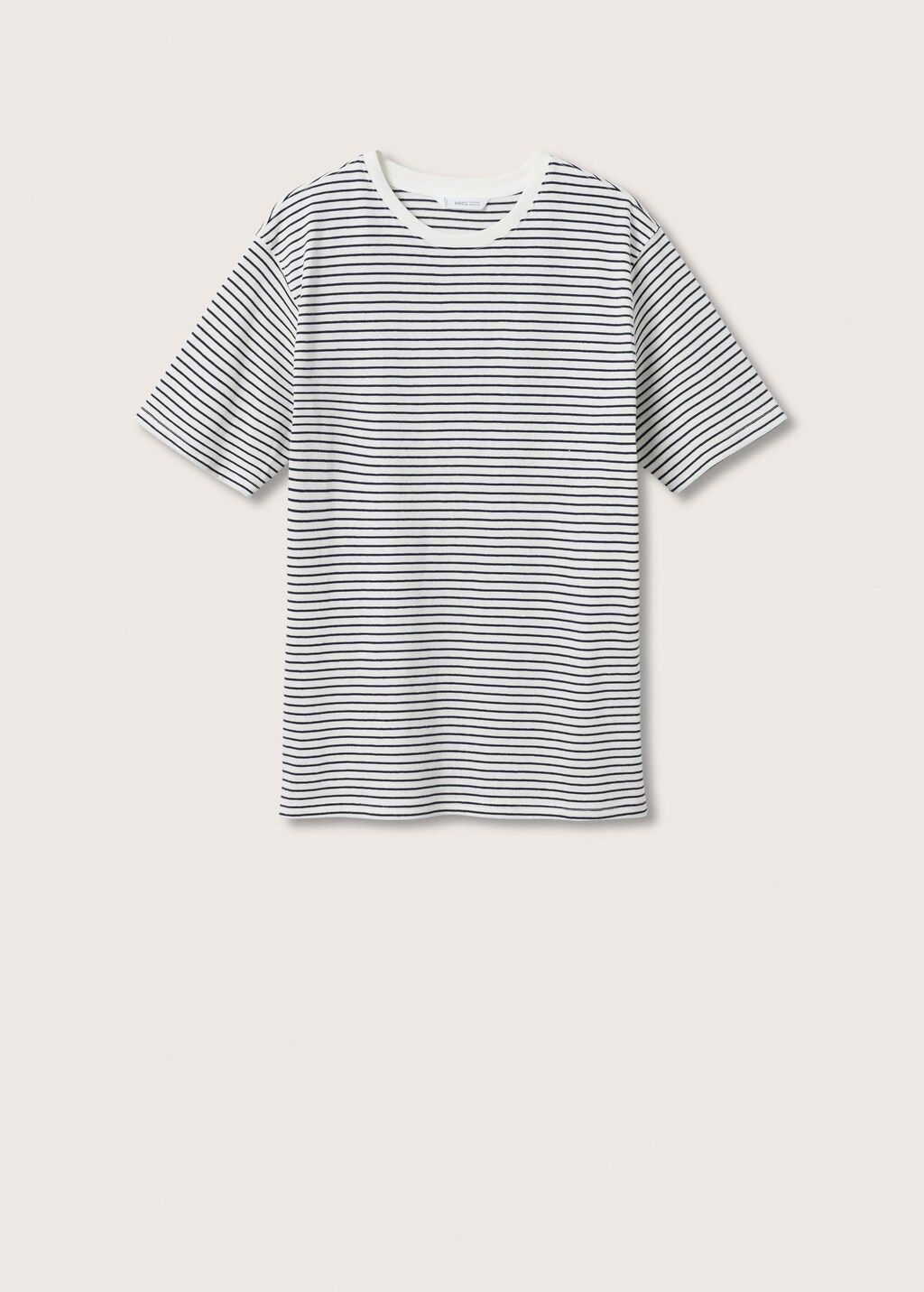 Striped cotton T-shirt - Article without model