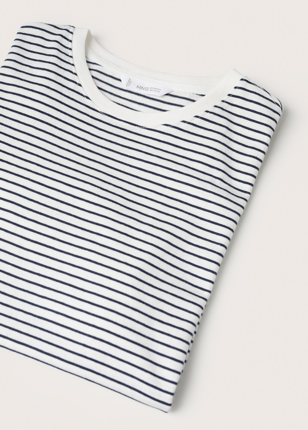 Striped cotton T-shirt - Details of the article 8