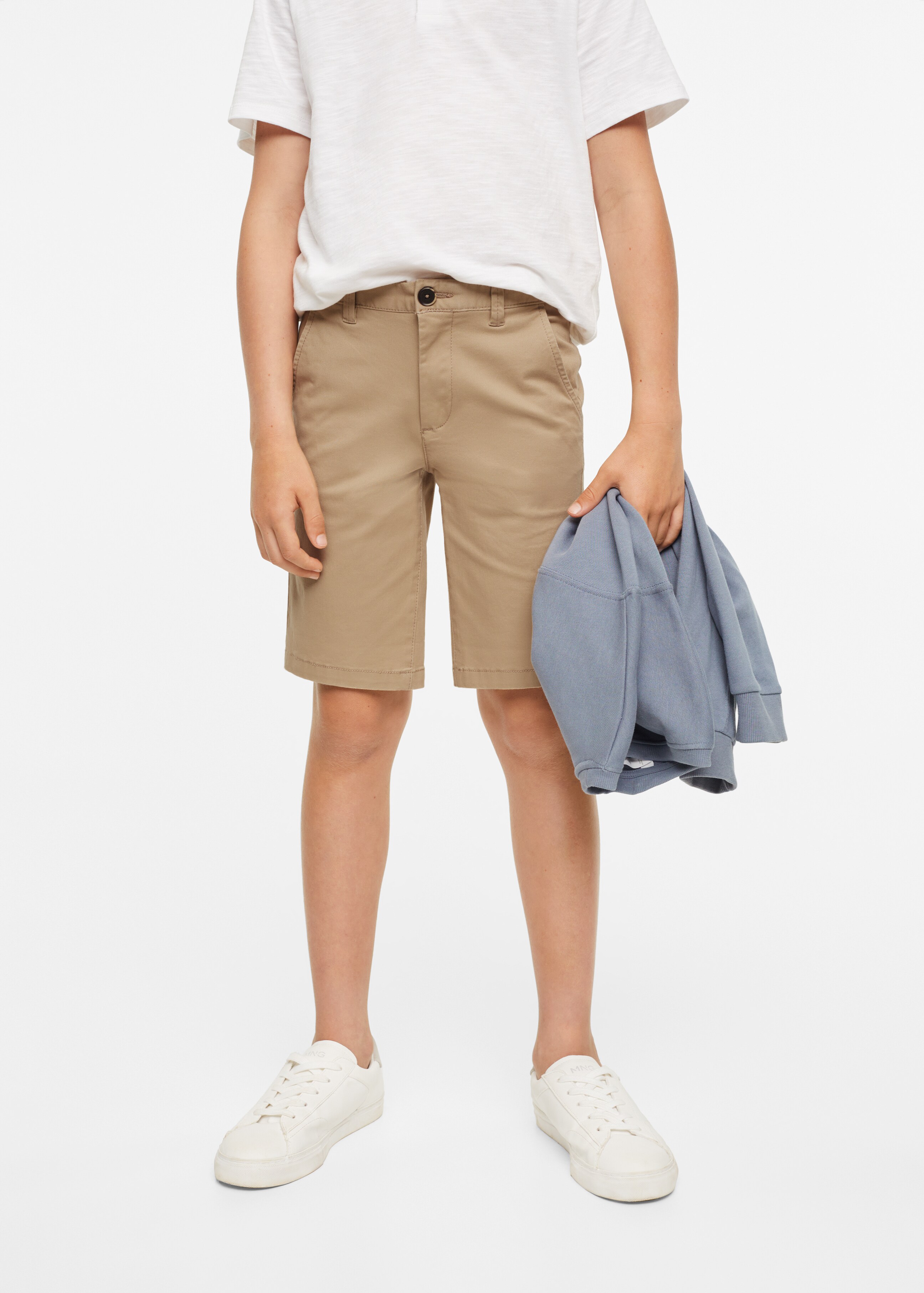 Cotton Bermuda shorts - Details of the article 1