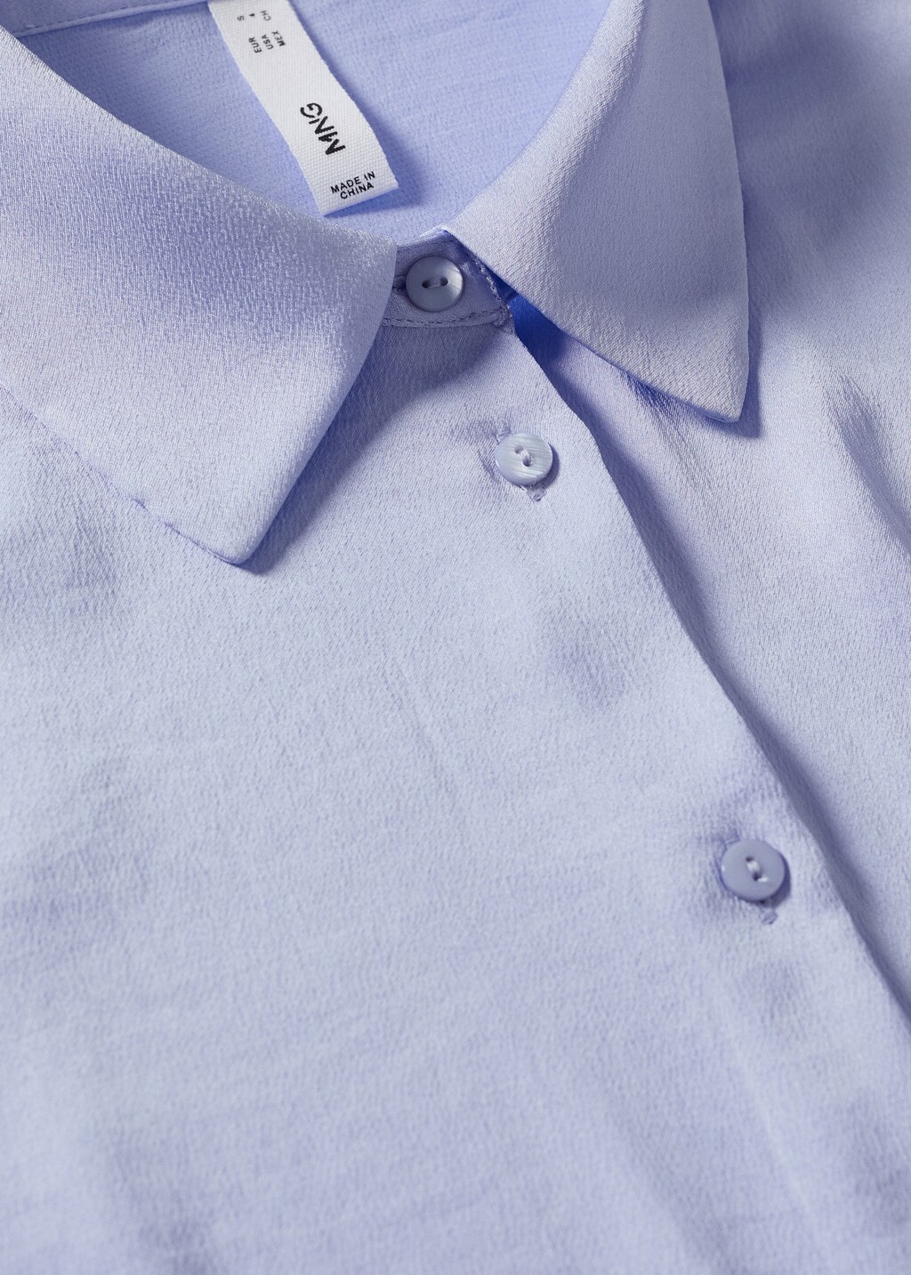 Camisa satinada oversize - Detalle del artículo 8