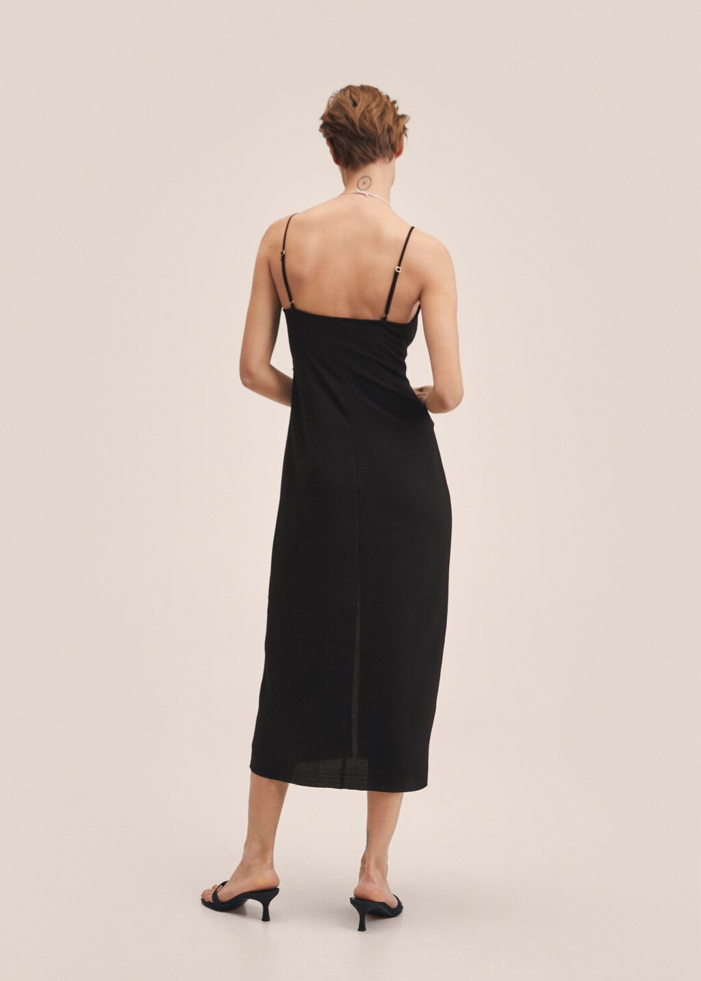 Cut-out ruched dress - Reverse of the article