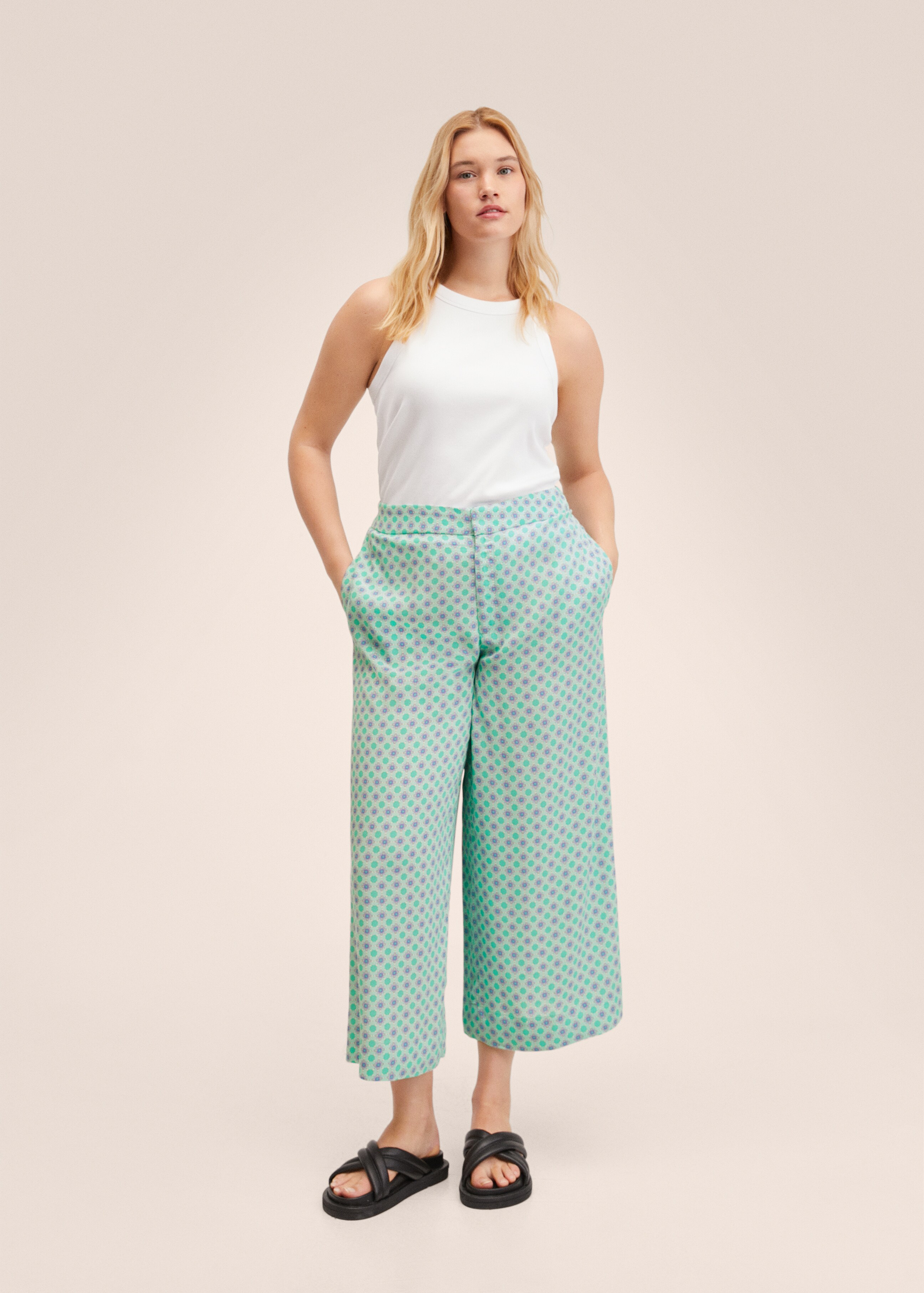  Fluid culotte trouser - Details of the article 3