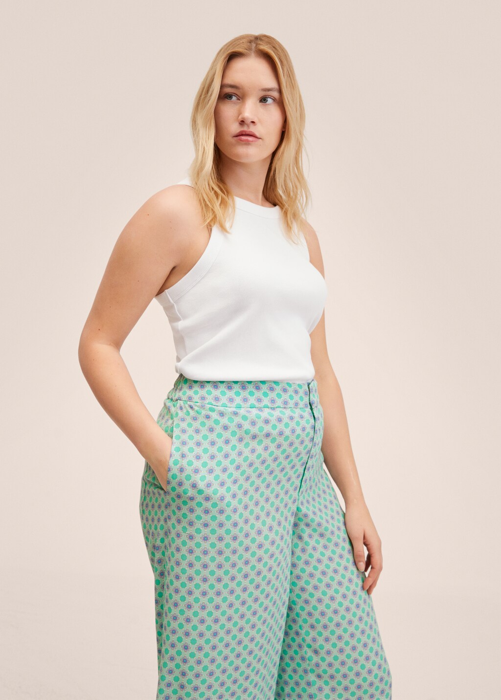  Fluid culotte trouser - Details of the article 4