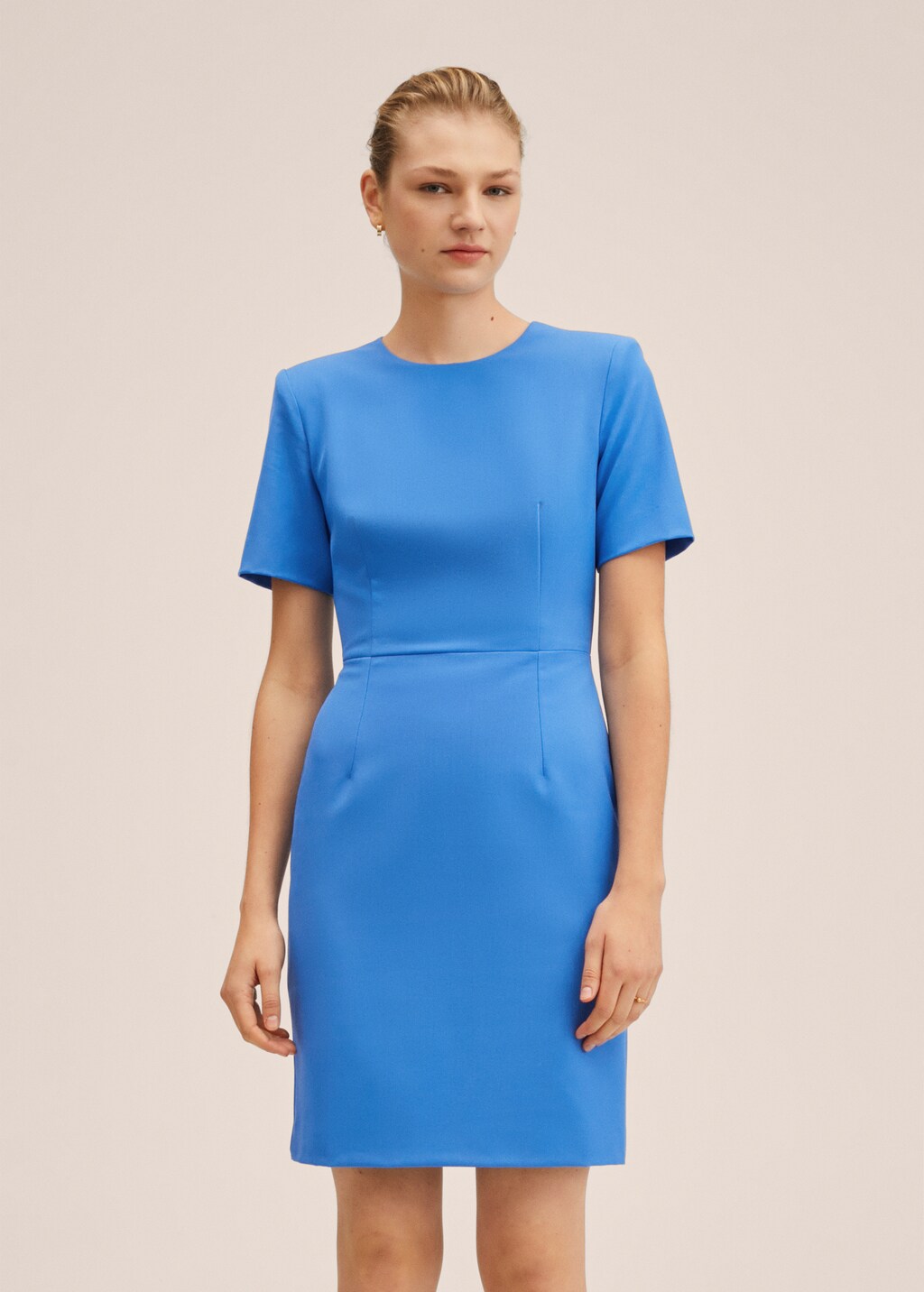 Tailored short dress - Medium plane