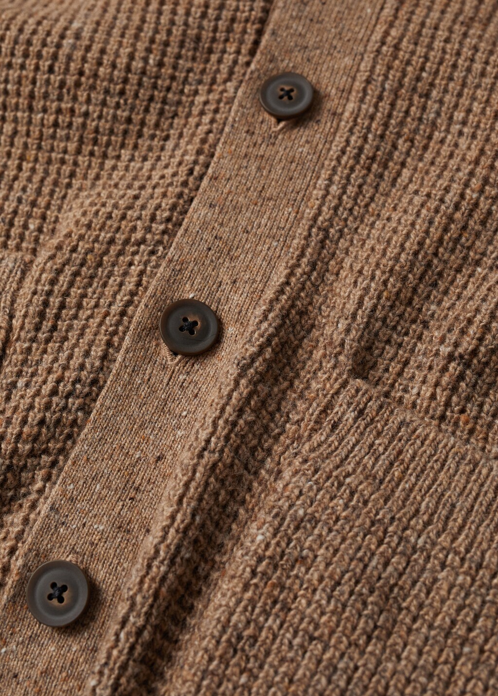 Structured wool cardigan - Details of the article 8