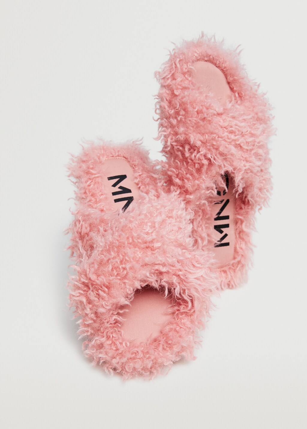 Criss-cross fur sandals - Details of the article 3