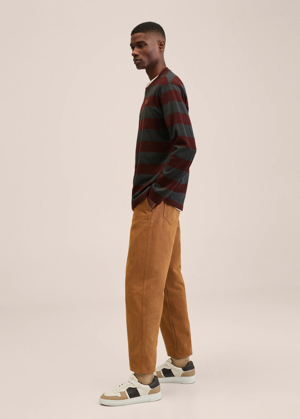 Striped long sleeves t-shirt - Details of the article 2