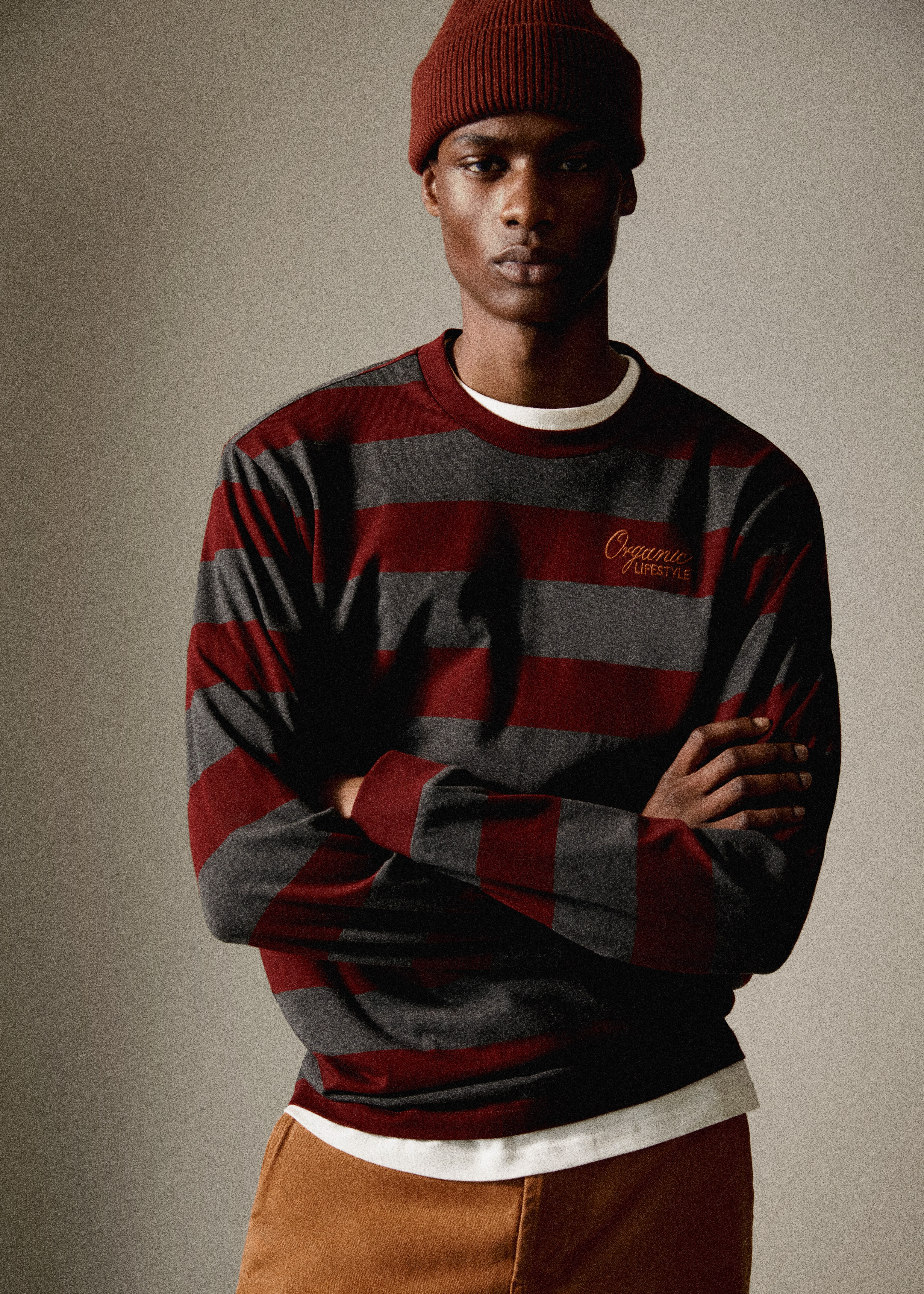 Striped long sleeves t-shirt - Details of the article 5