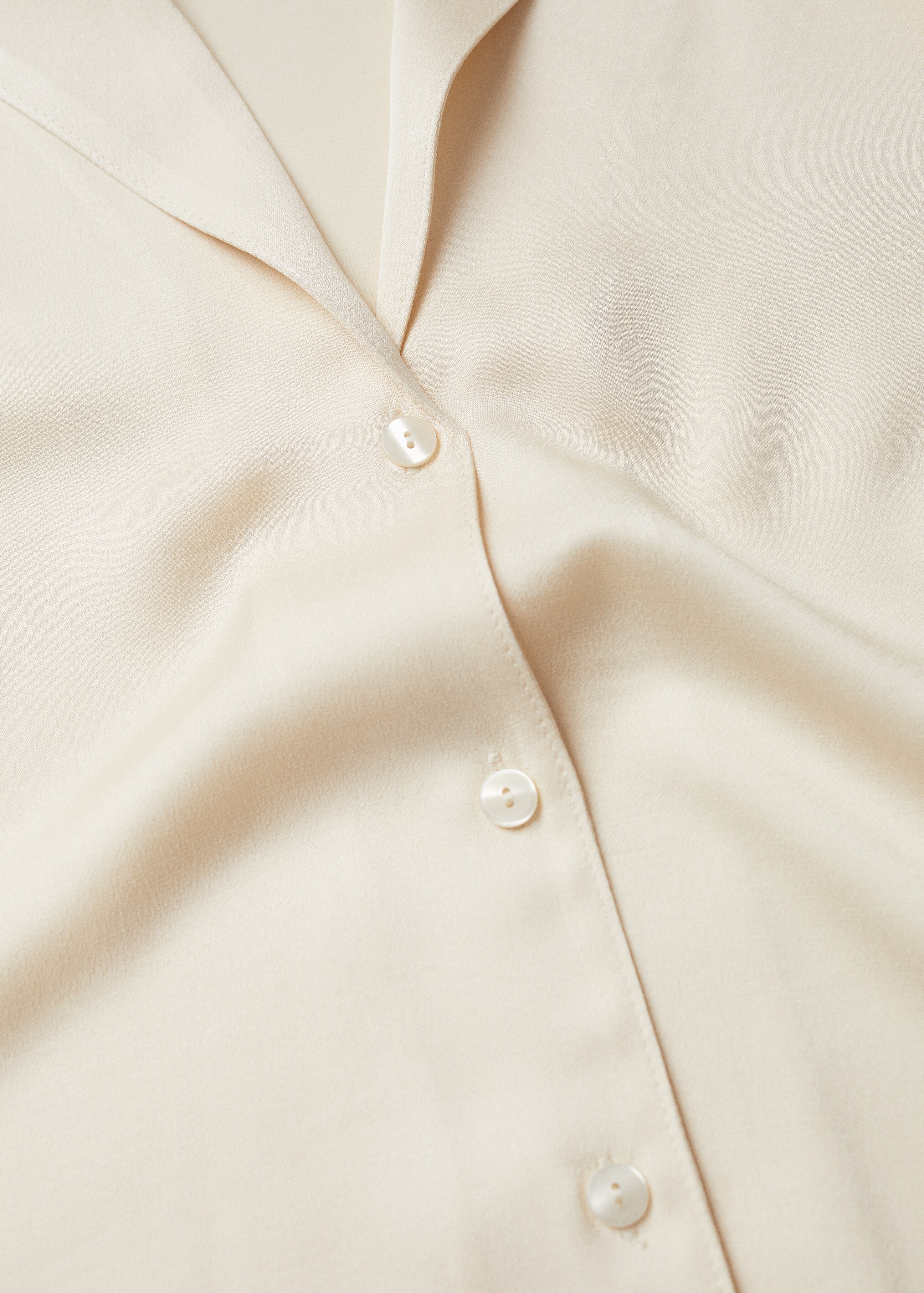 Buttons satin blouse - Details of the article 8