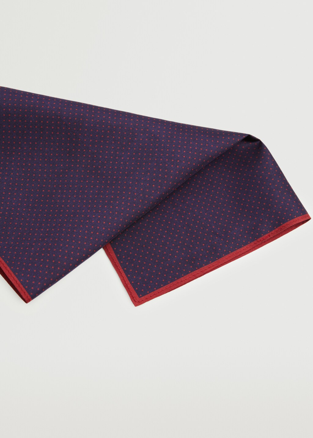 Polka-dot silk pocket square - Details of the article 2