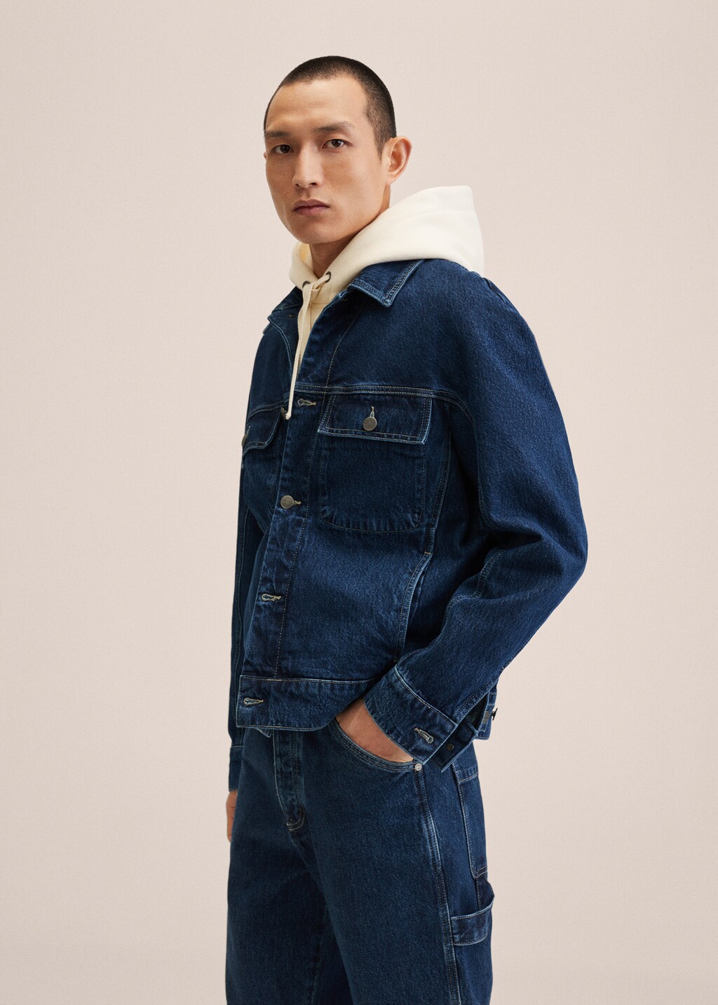 Oversized denim jacket - Medium plane