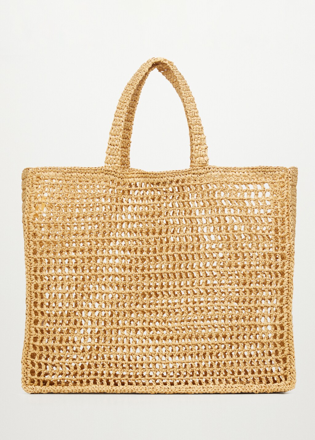 Raffia shopper bag - Article without model