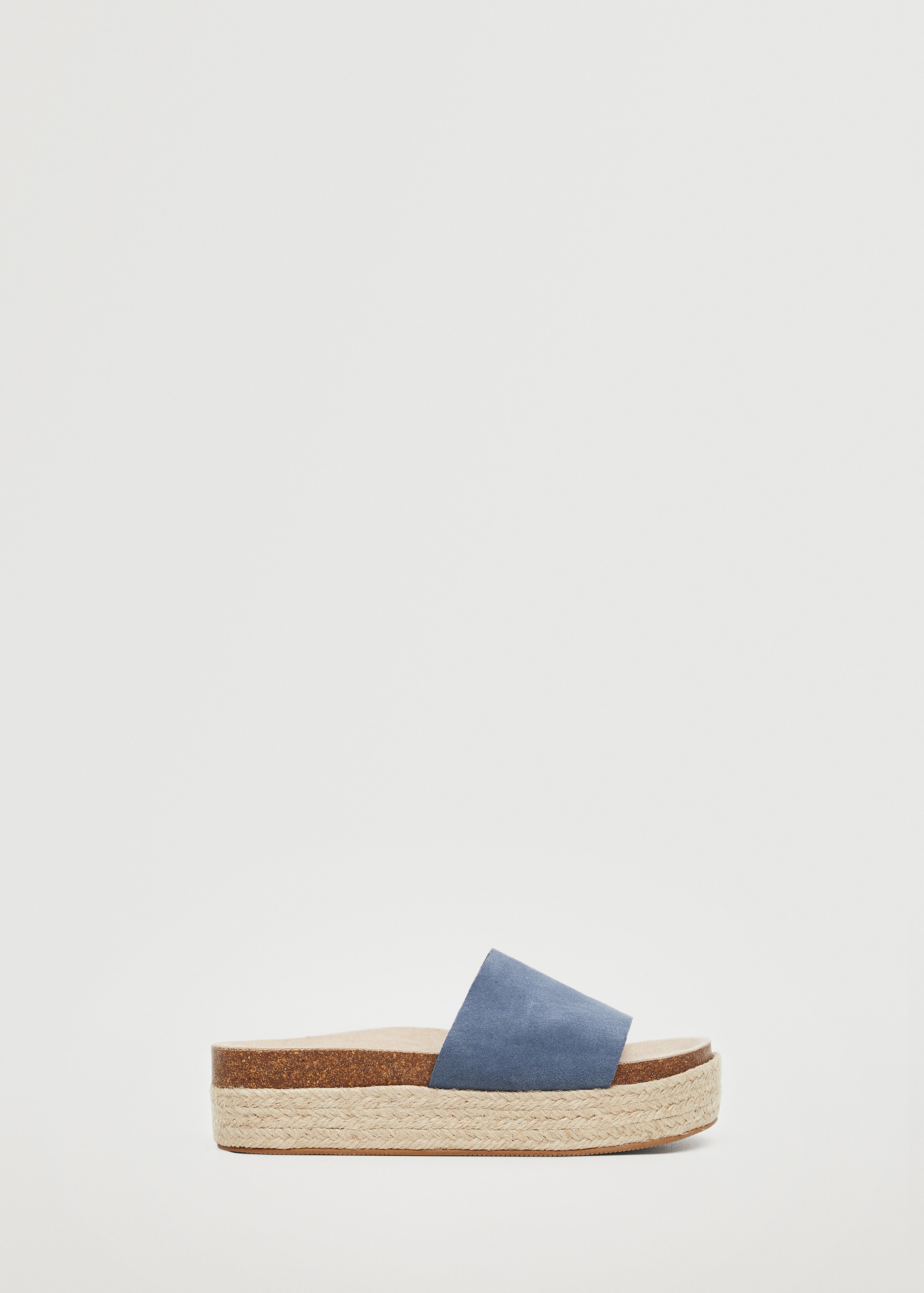 Plateau-Sandale aus Leder - Artikel ohne Model