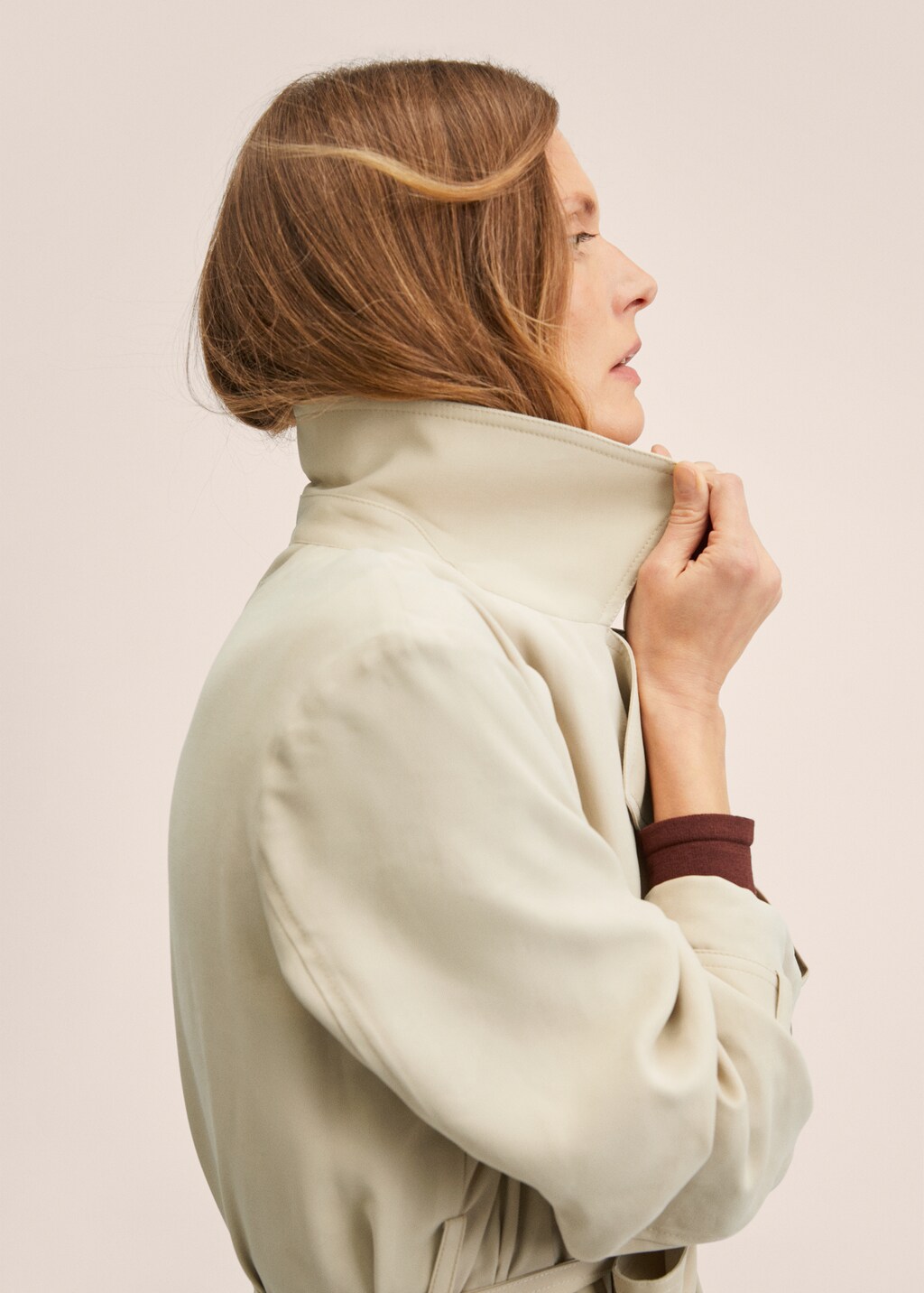 Flowy oversize trench - Details of the article 2