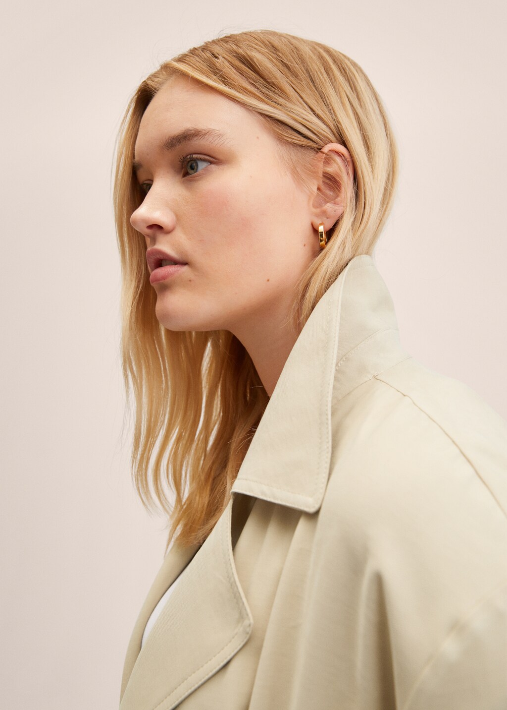 Flowy oversize trench - Details of the article 5