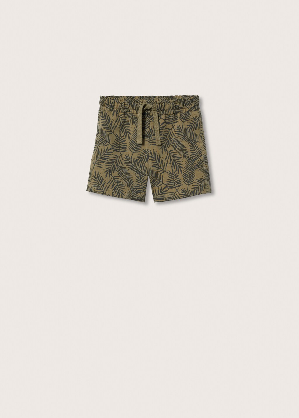 Printed jogging Bermuda shorts - Article without model