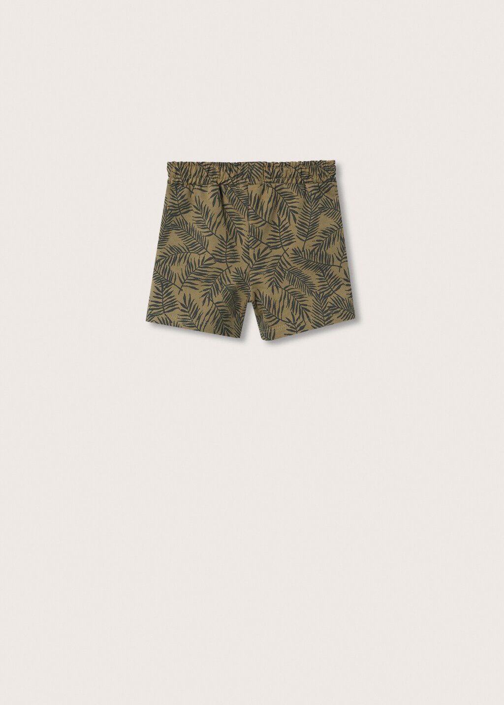 Printed jogging Bermuda shorts - Reverse of the article