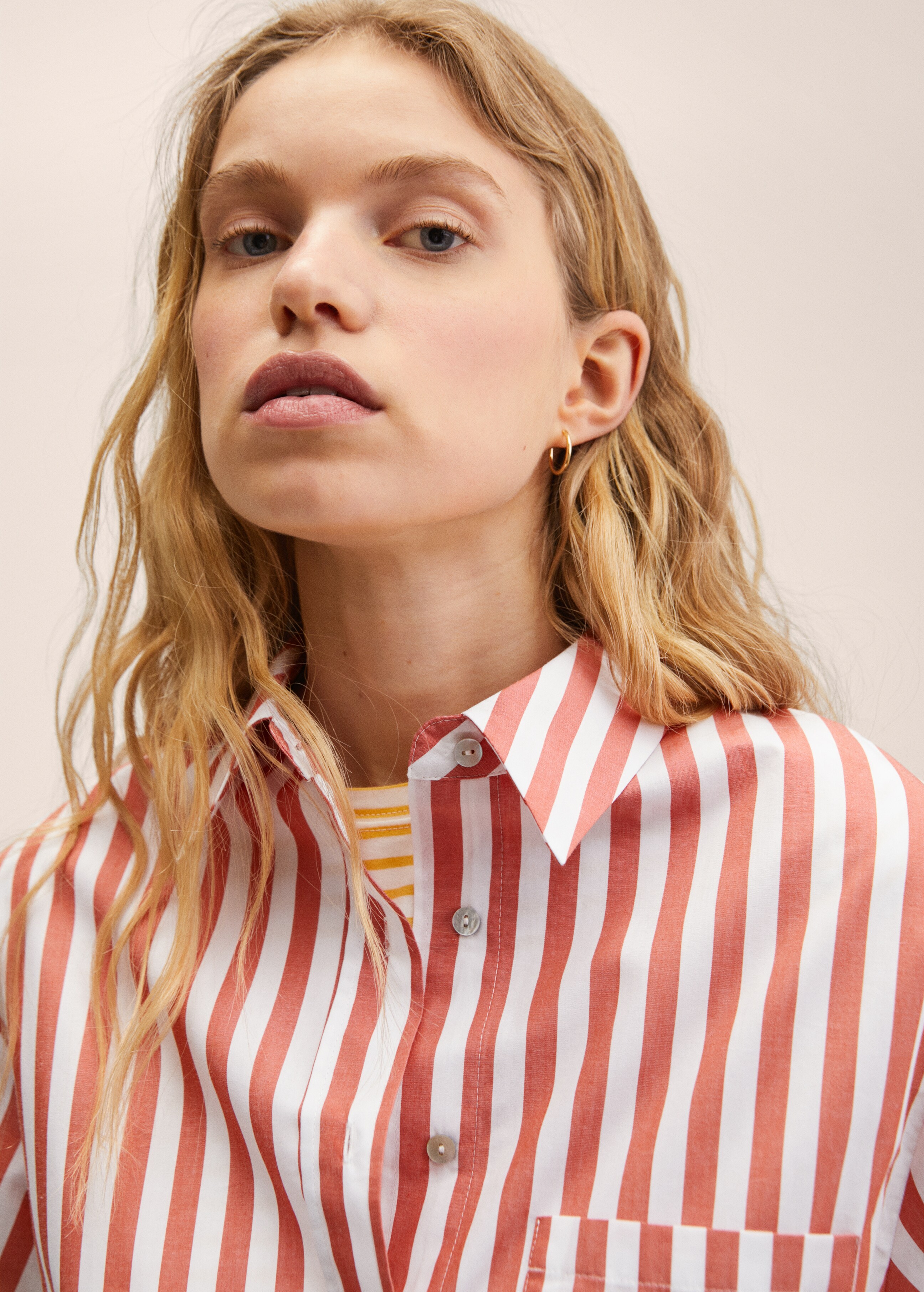 Striped cotton shirt - Details of the article 2