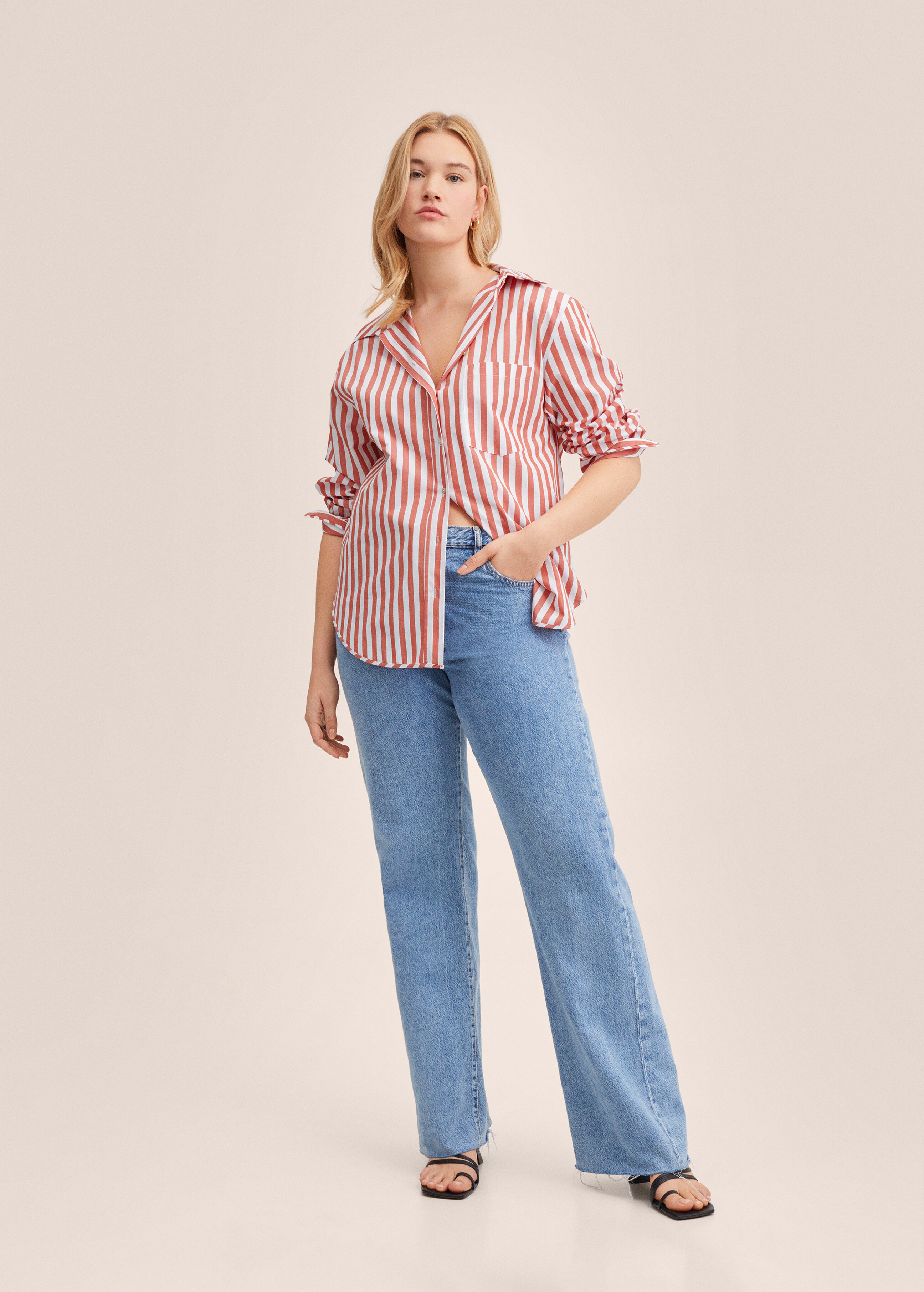 Striped cotton shirt - Details of the article 3
