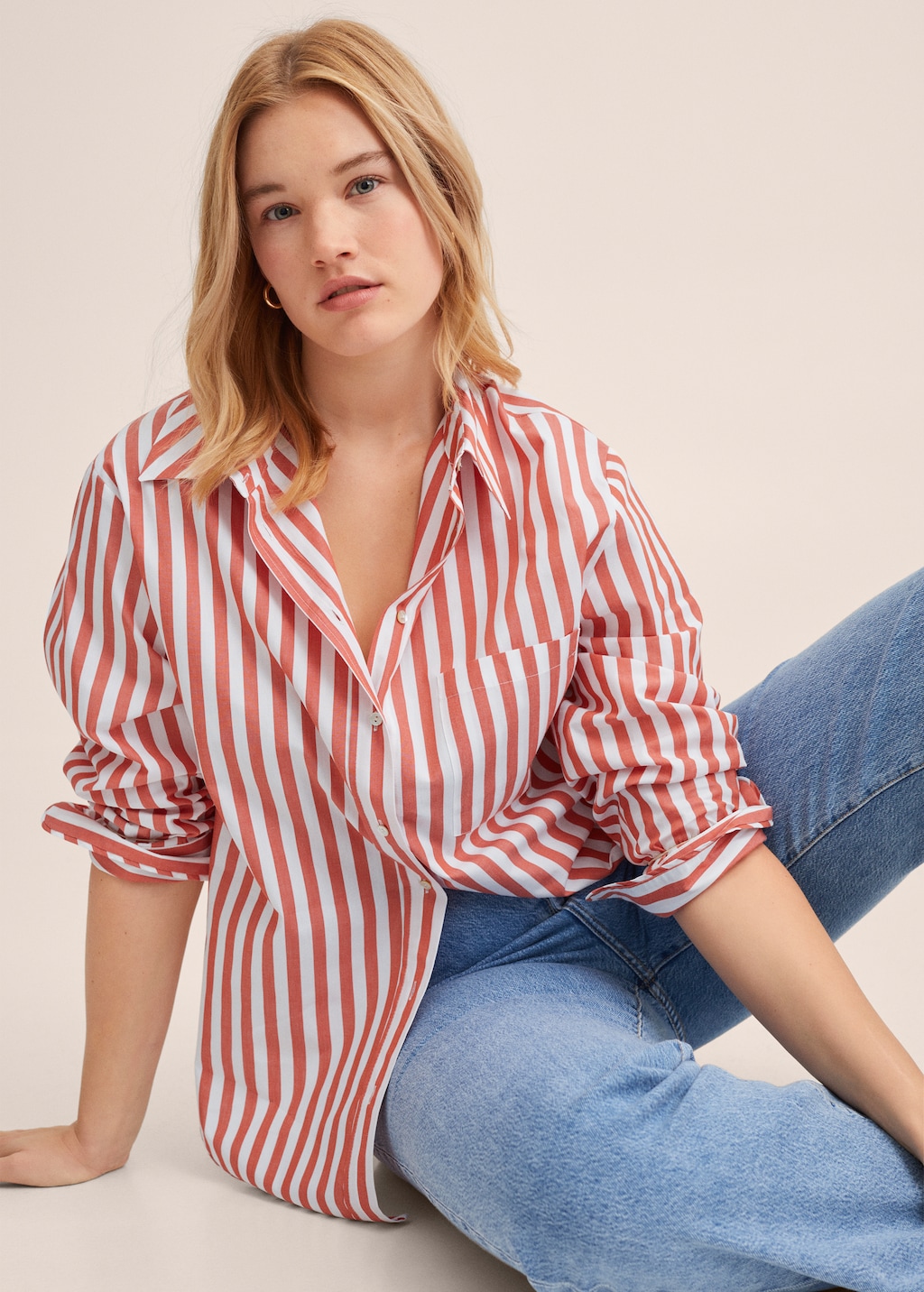 Striped cotton shirt - Details of the article 5