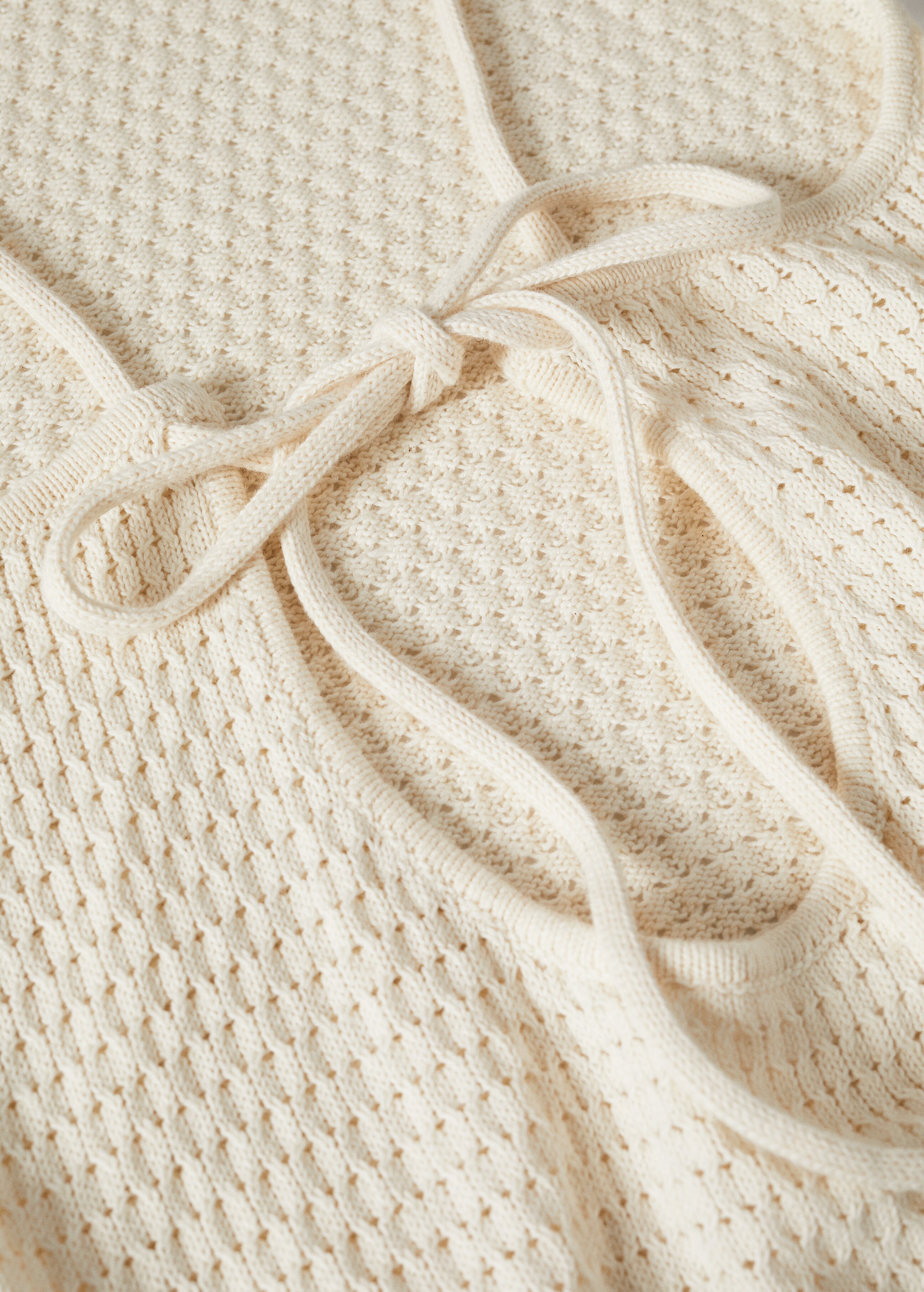 Knit cotton-blend dress - Details of the article 8