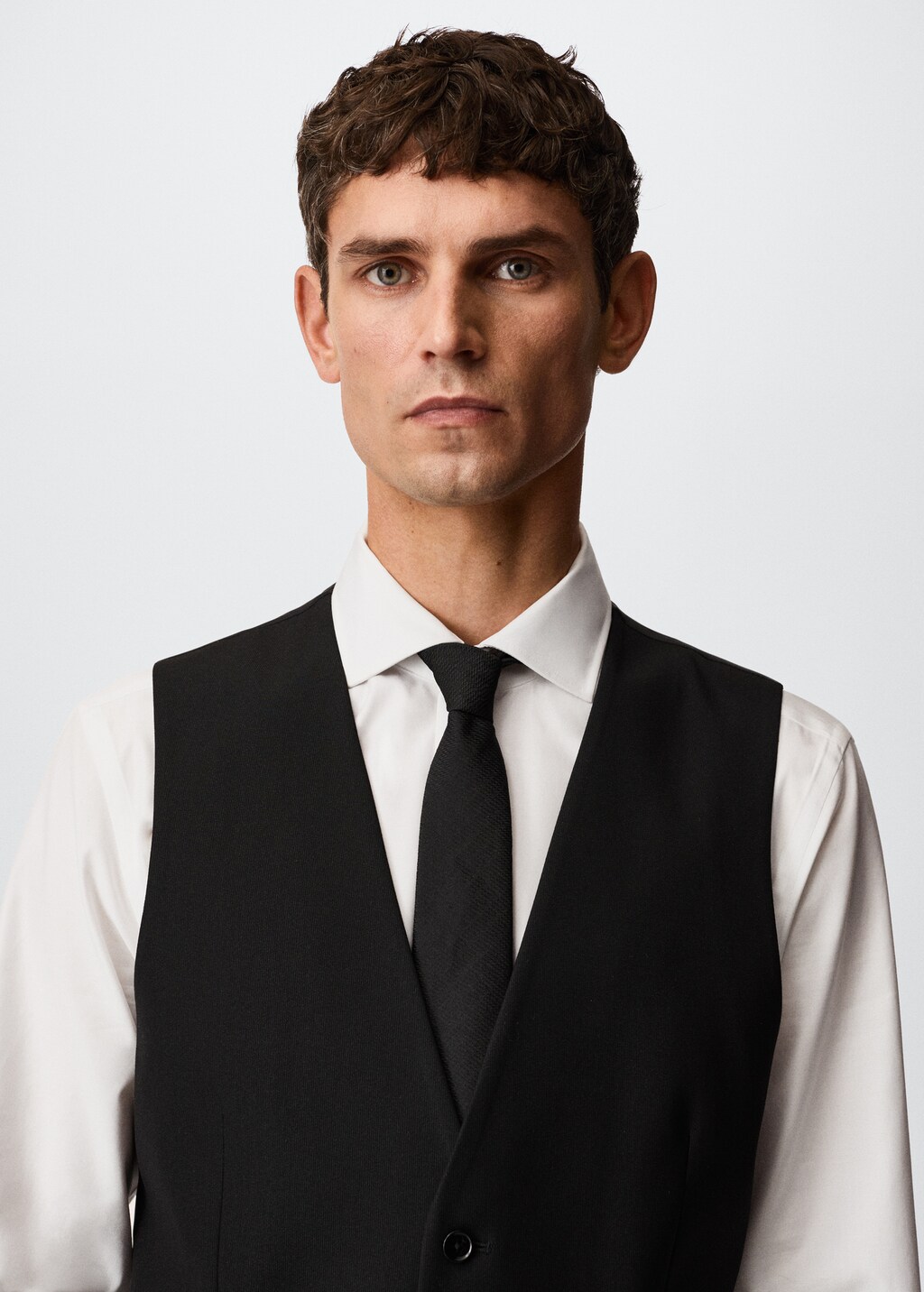 Super slim-fit suit waistcoat - Details of the article 1