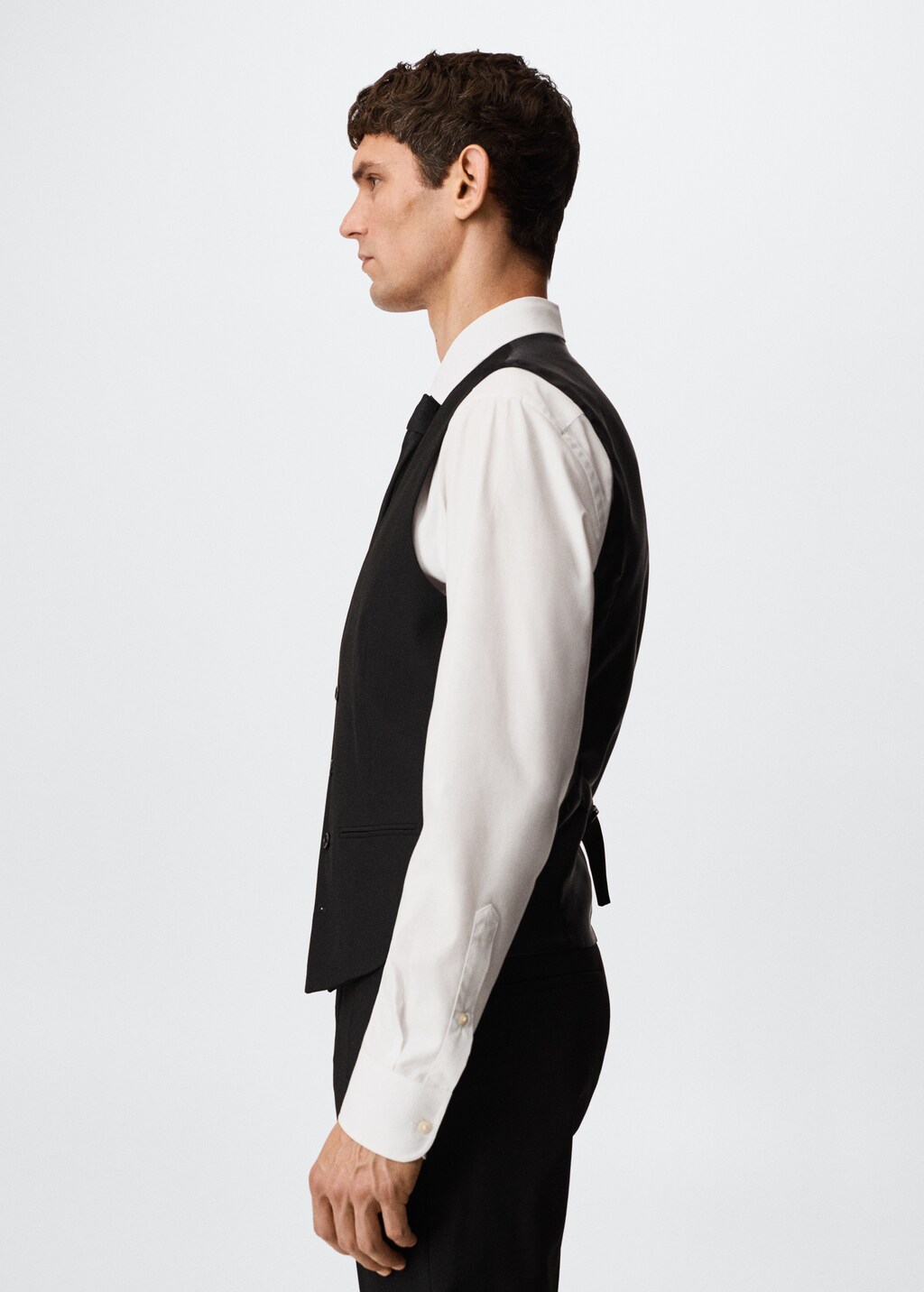 Super slim-fit suit waistcoat - Details of the article 2