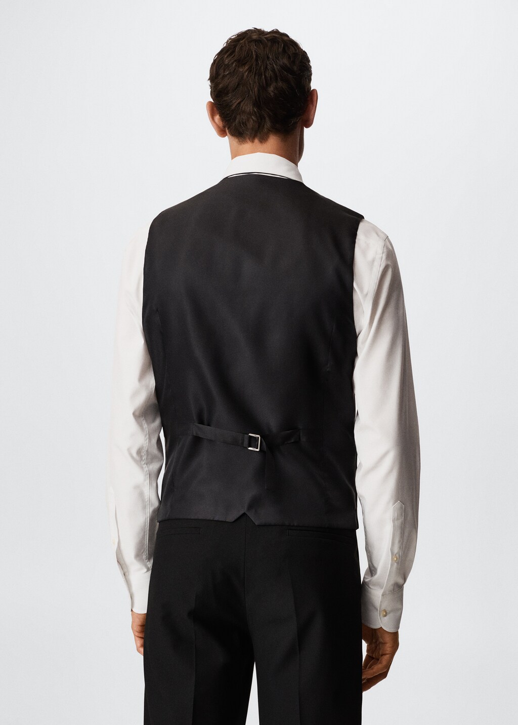 Super slim-fit suit waistcoat - Reverse of the article