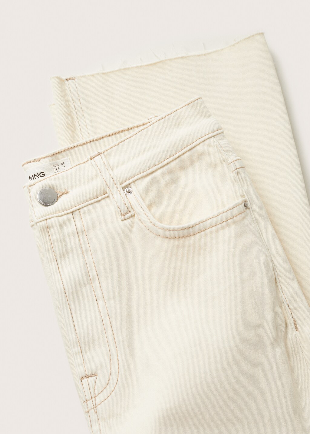 High-waist bootcut jeans - Details of the article 8