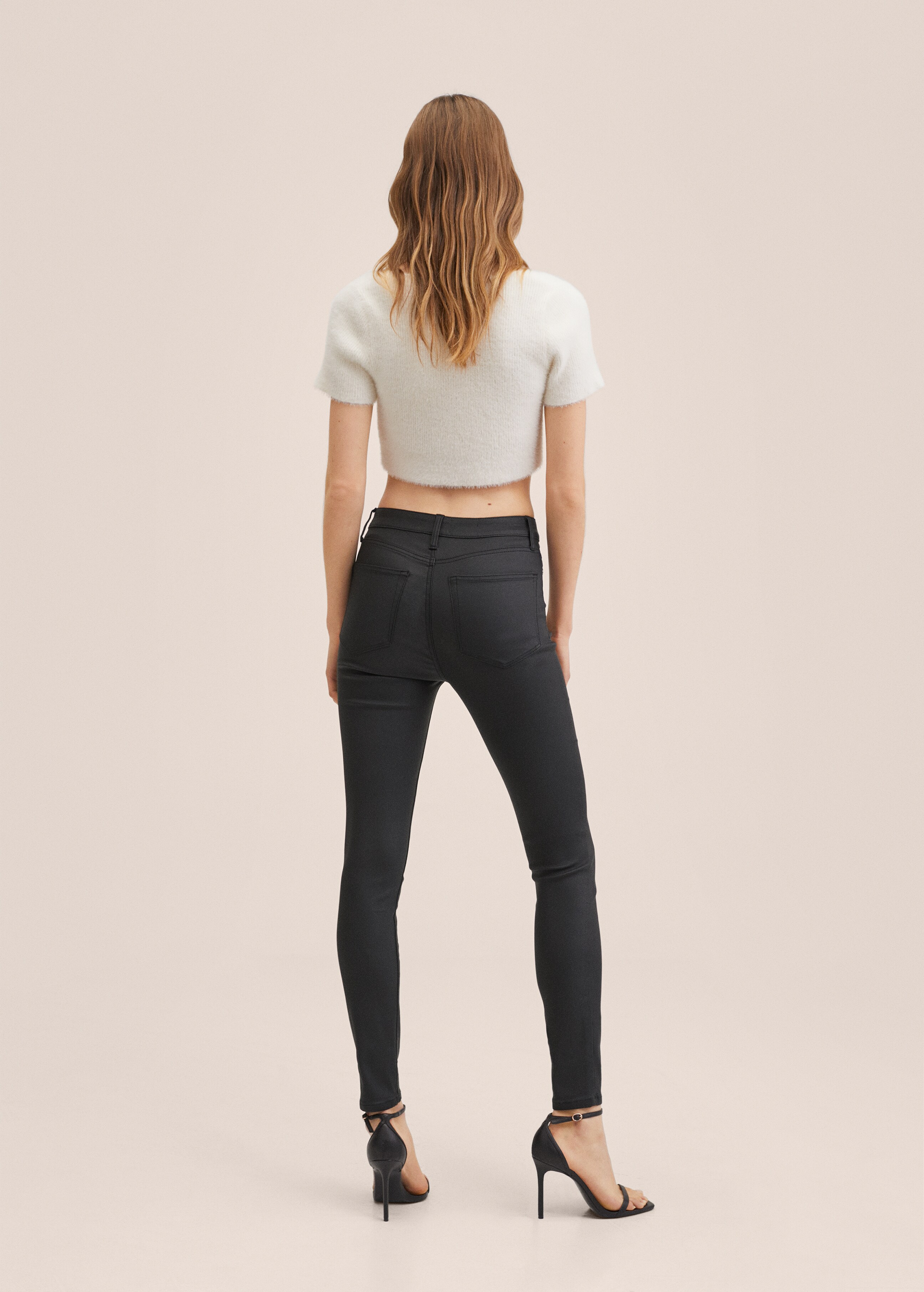 Skinny coated jeans - Reverse of the article