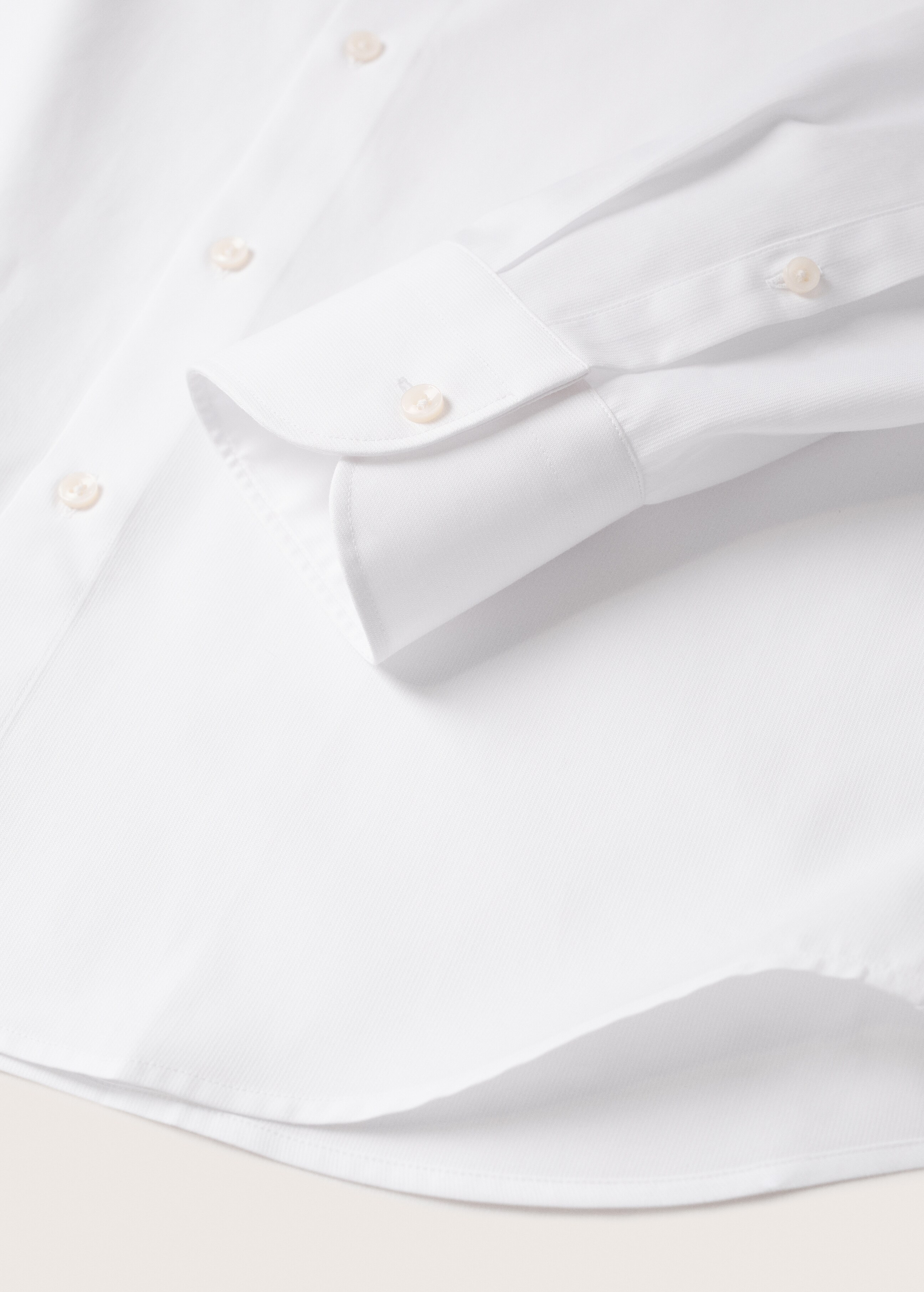 Slim fit cotton suit shirt - Details of the article 7