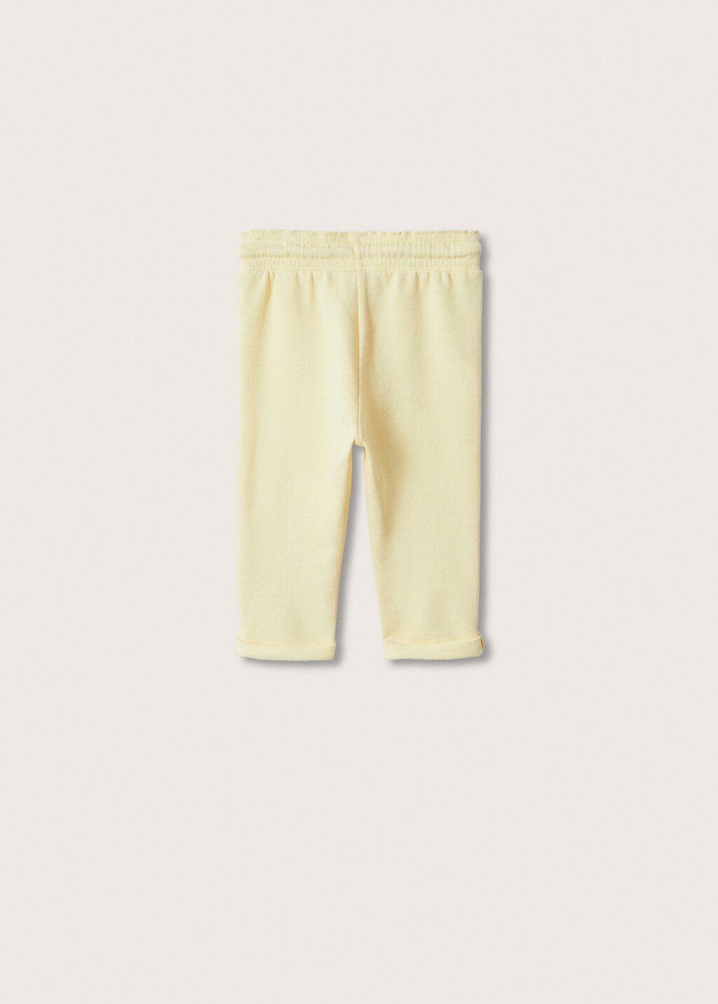 Cotton jogger-style trousers - Reverse of the article