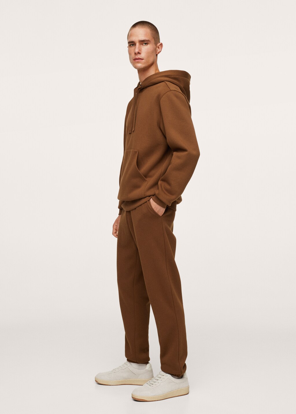 Cotton jogger-style trousers - Details of the article 2