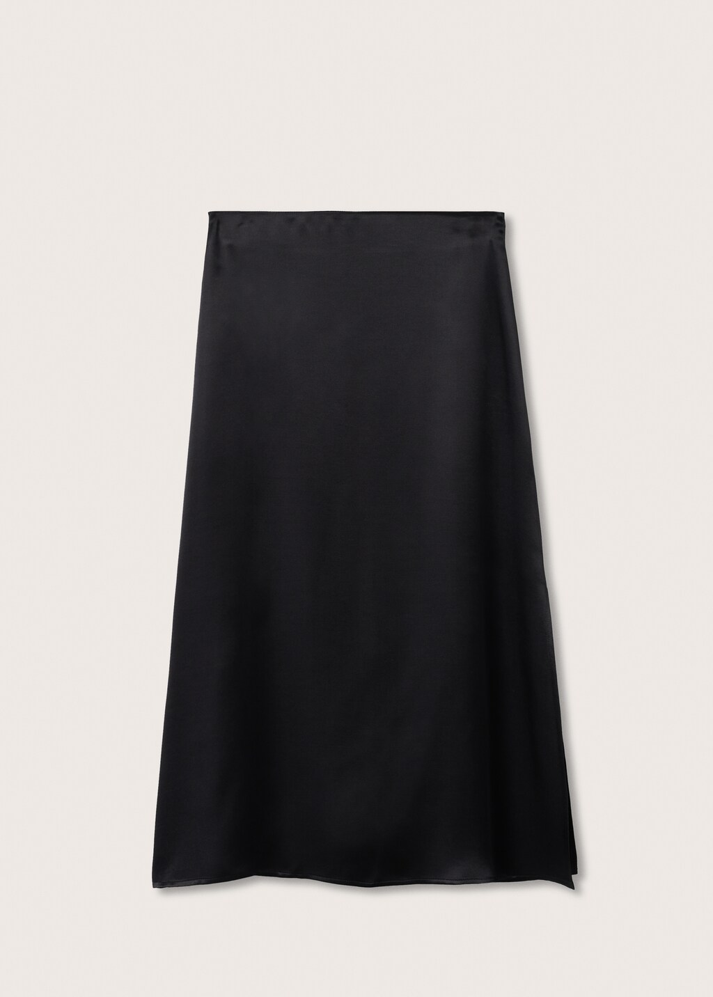 Midi satin skirt - Article without model