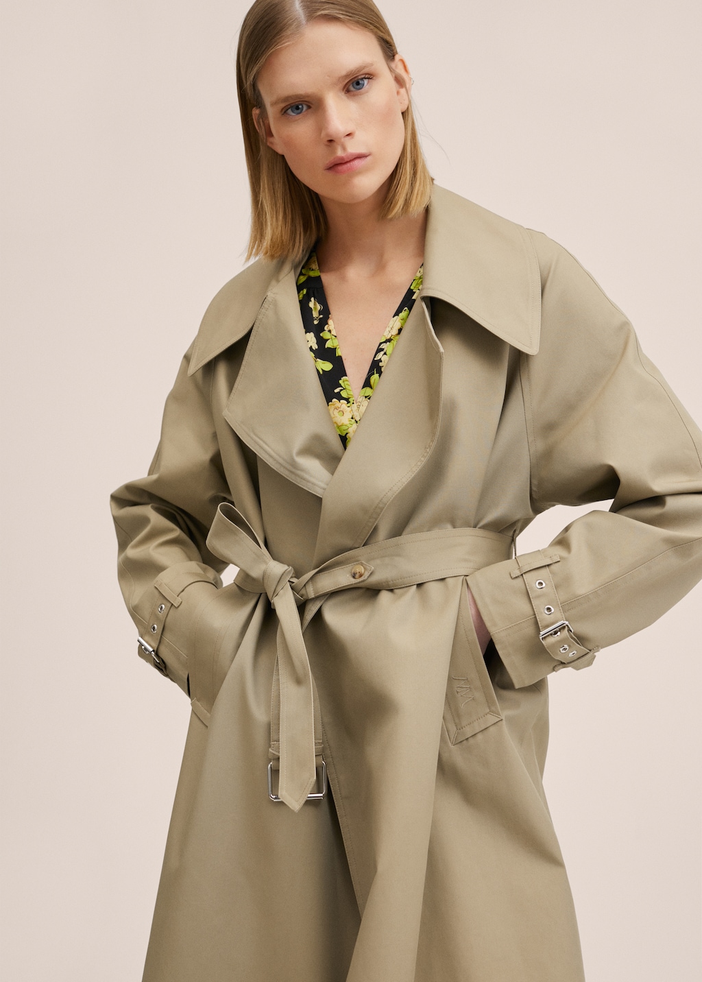 Oversized cotton trench - Medium plane