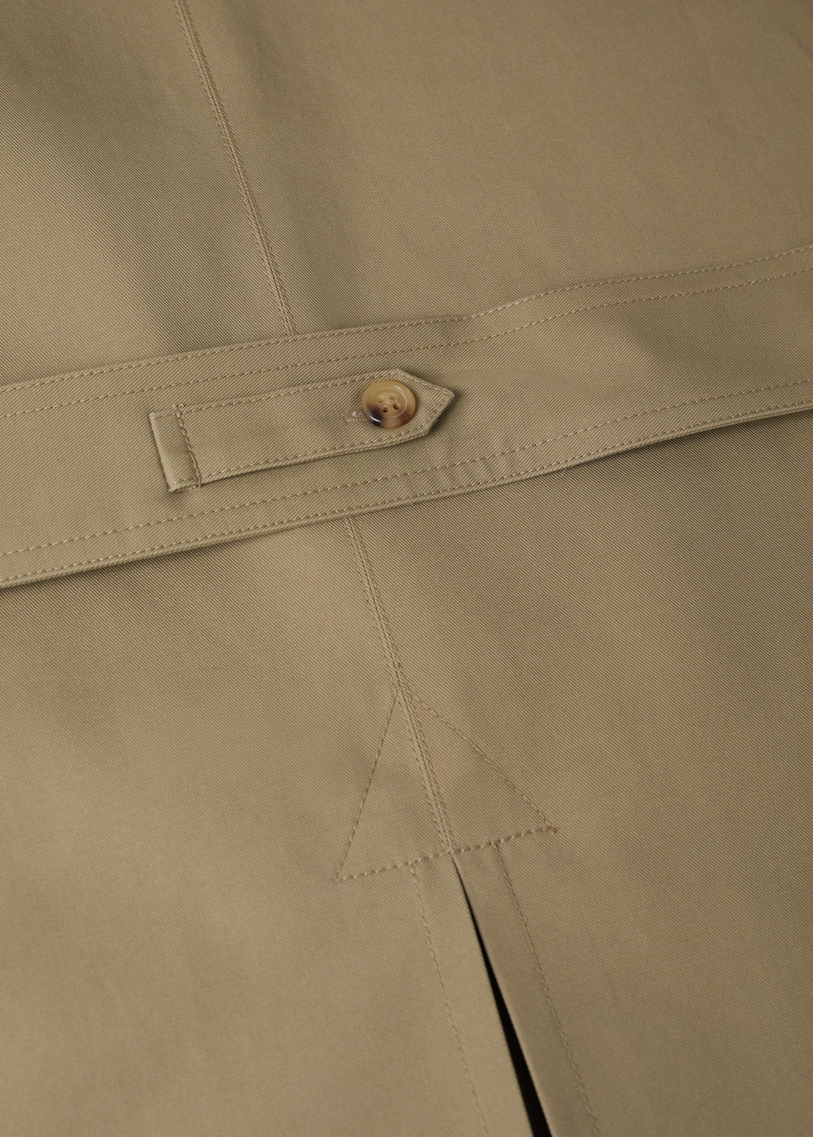 Oversized cotton trench - Details of the article 8