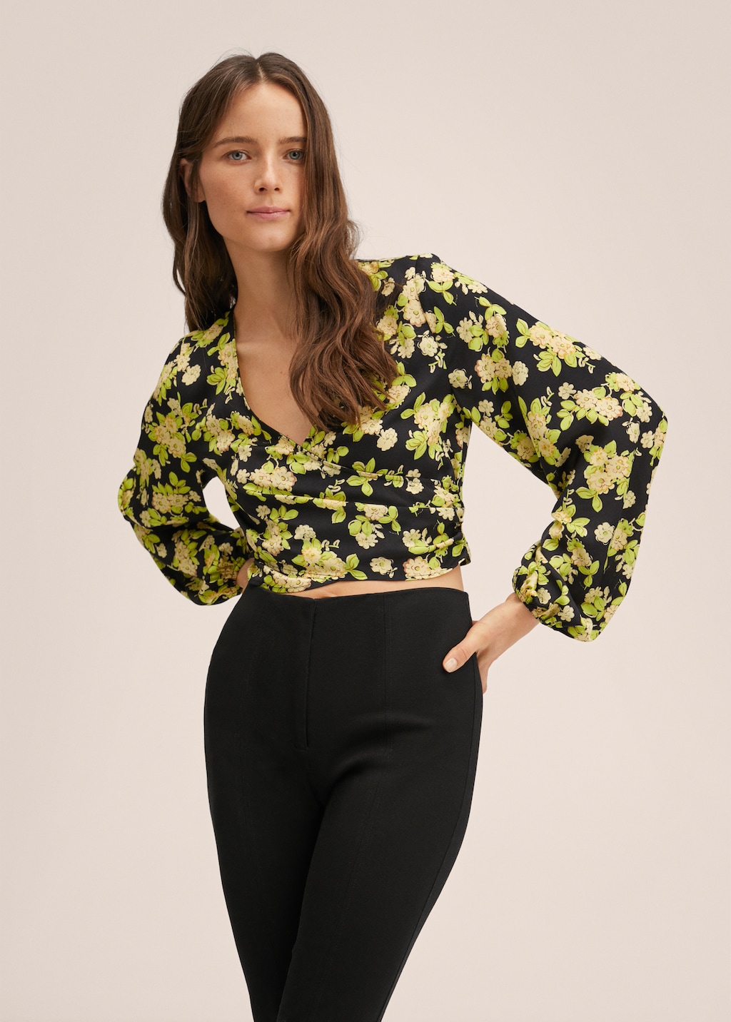 Floral print blouse - Medium plane