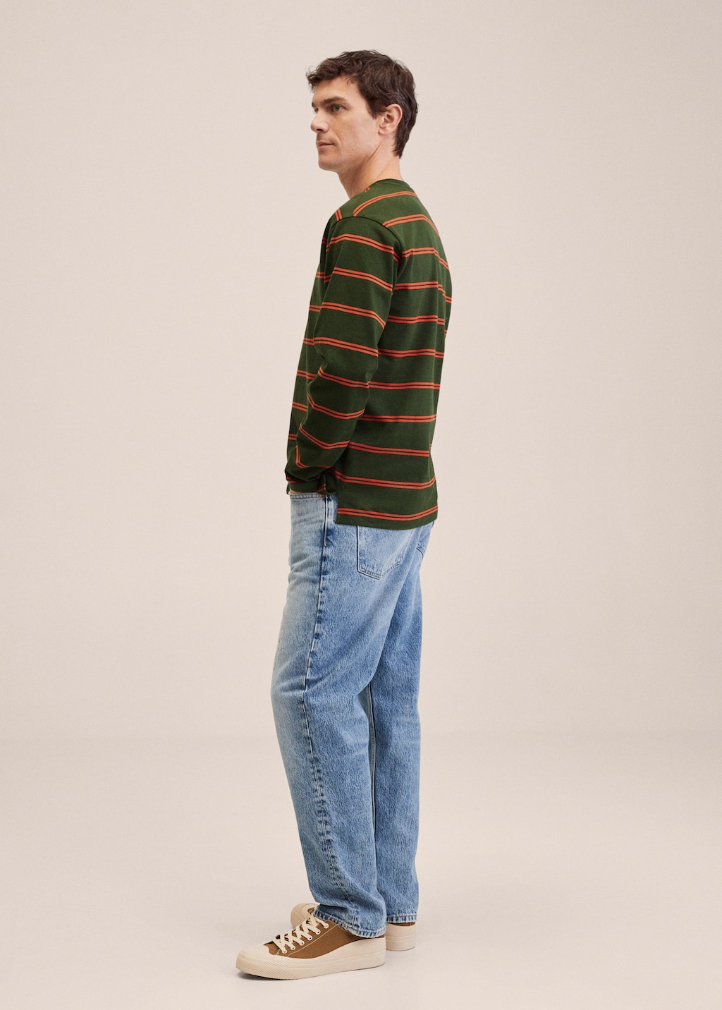 Striped long sleeves t-shirt - Details of the article 2