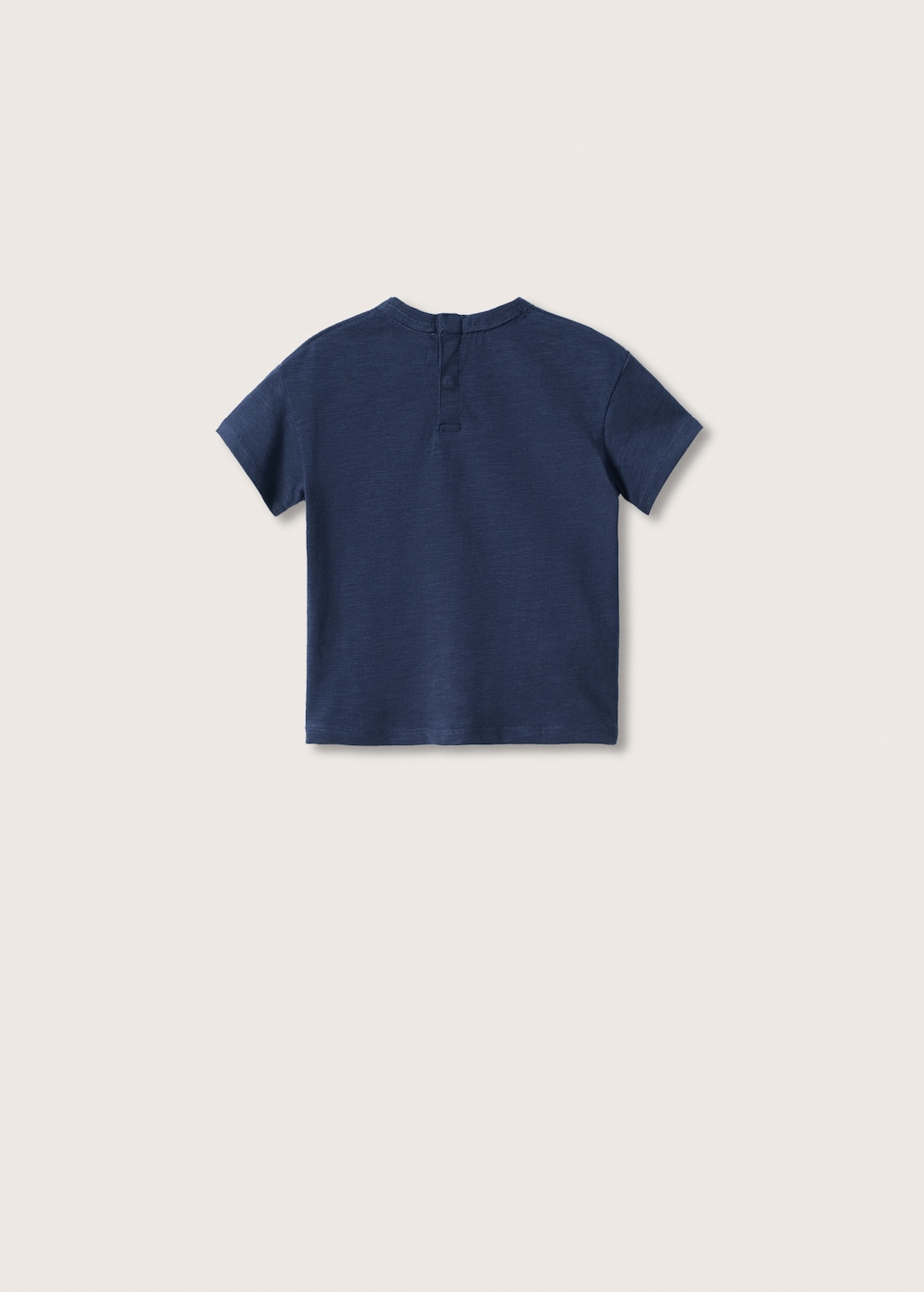 Pocket cotton T-shirt - Reverse of the article