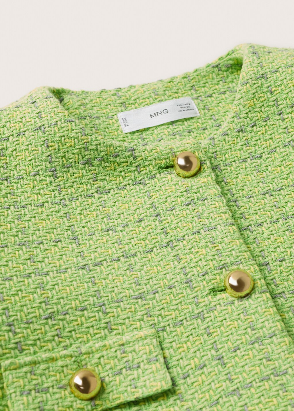 Tweed jacket with pockets - Details of the article 8