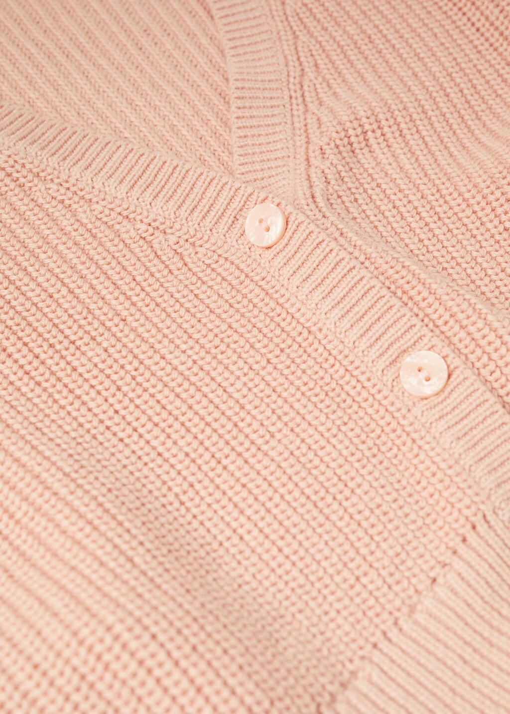 Ribbed cotton cardigan - Details of the article 8