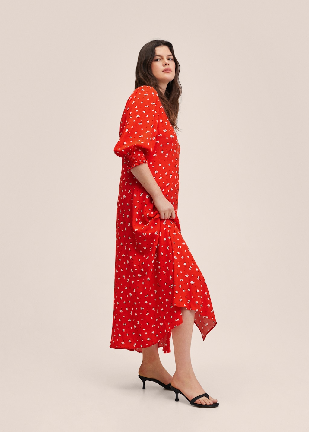 Flower print dress - Details of the article 3