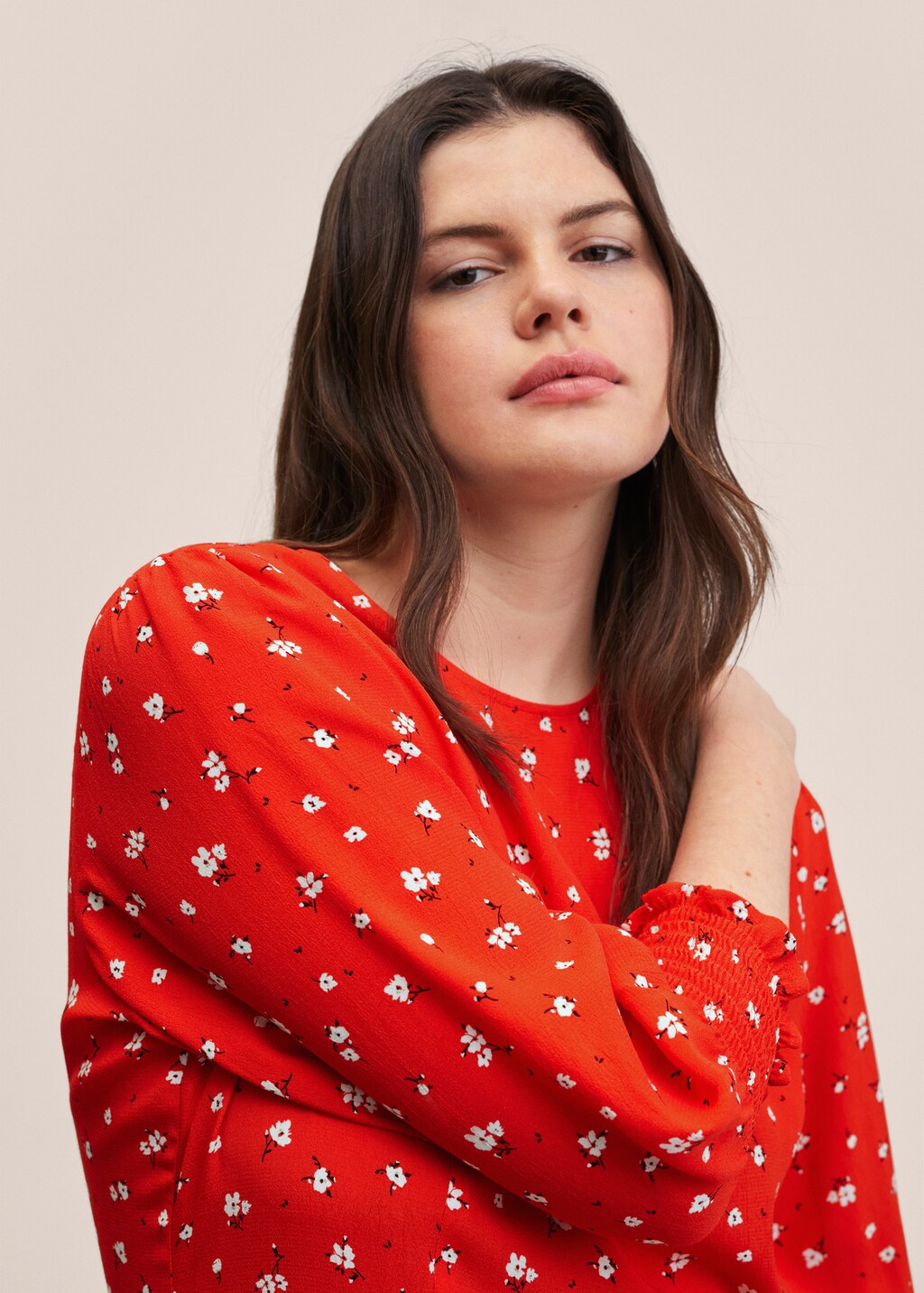 Flower print dress - Details of the article 5