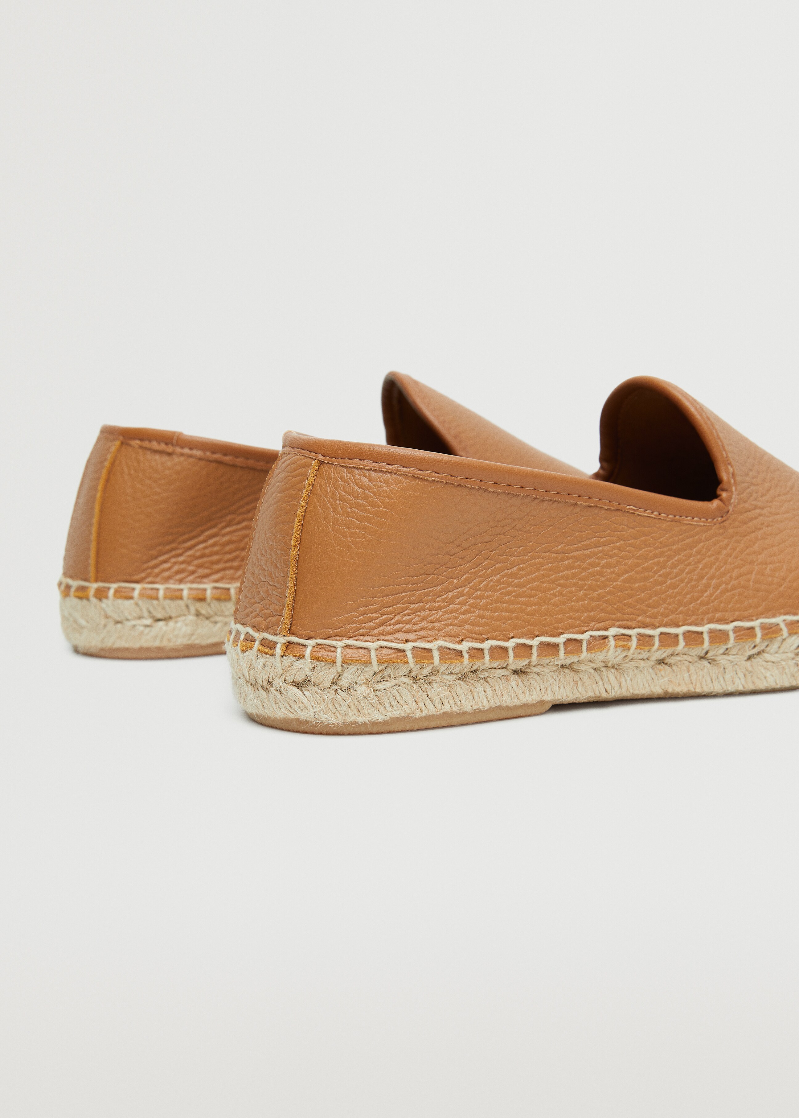 Jute leather espadrilles - Details of the article 2